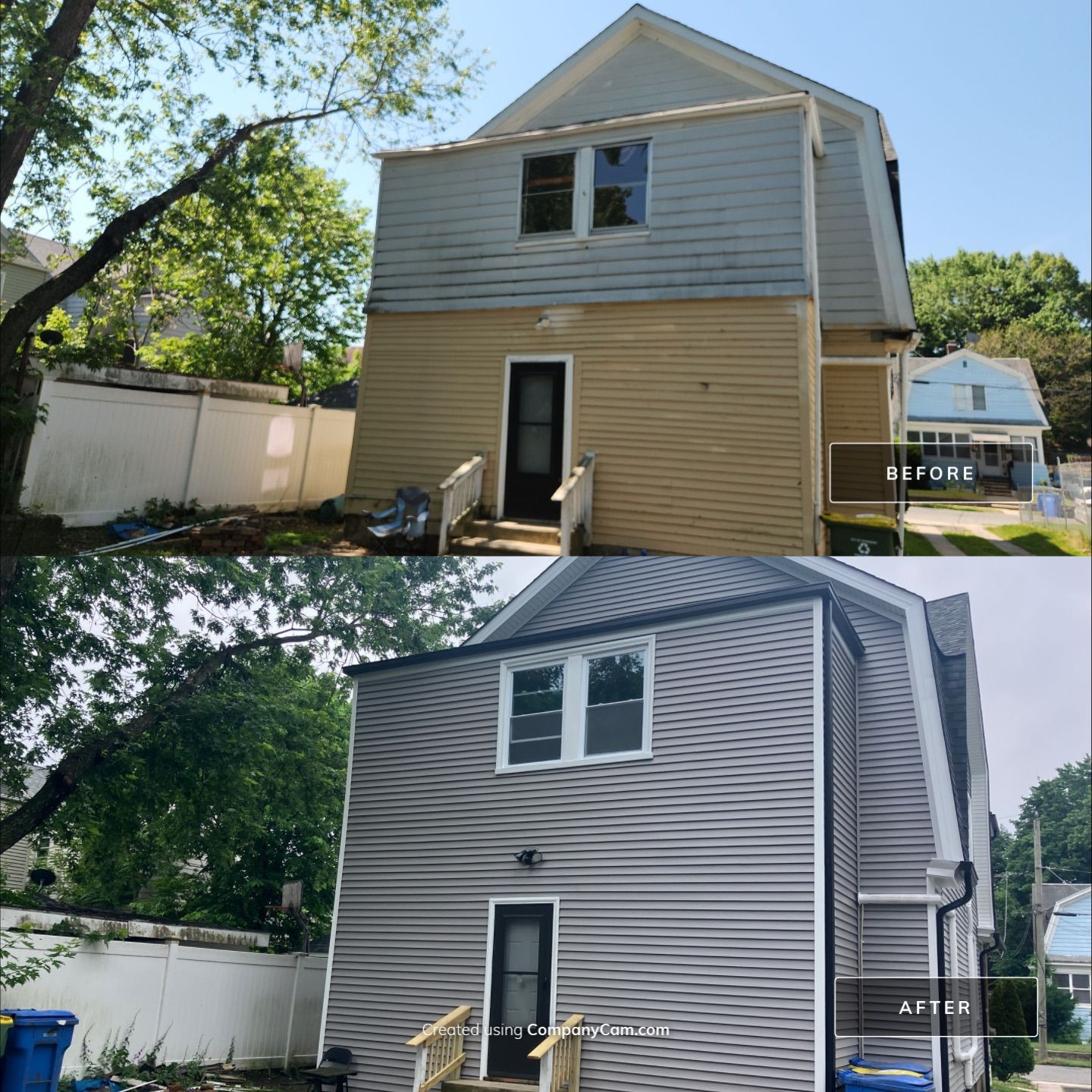 Siding Rejuvenation with Cert Monogram D/4  12'6' clapboard, Granite Gray by DiGiorgi Roofing and Siding Inc