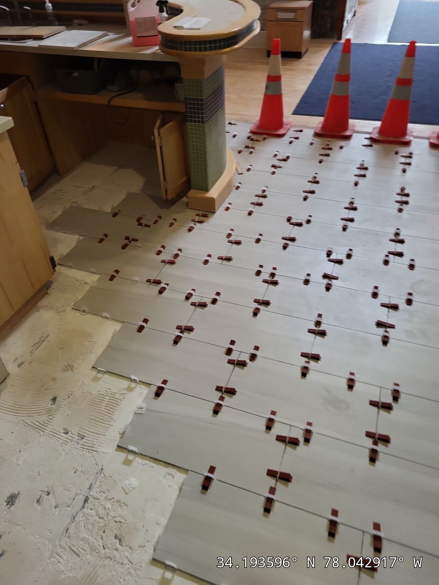 Commercial Fitness Center Flooring Installation & Cabinet Installation  by RGR Construction and Roofing, LLC