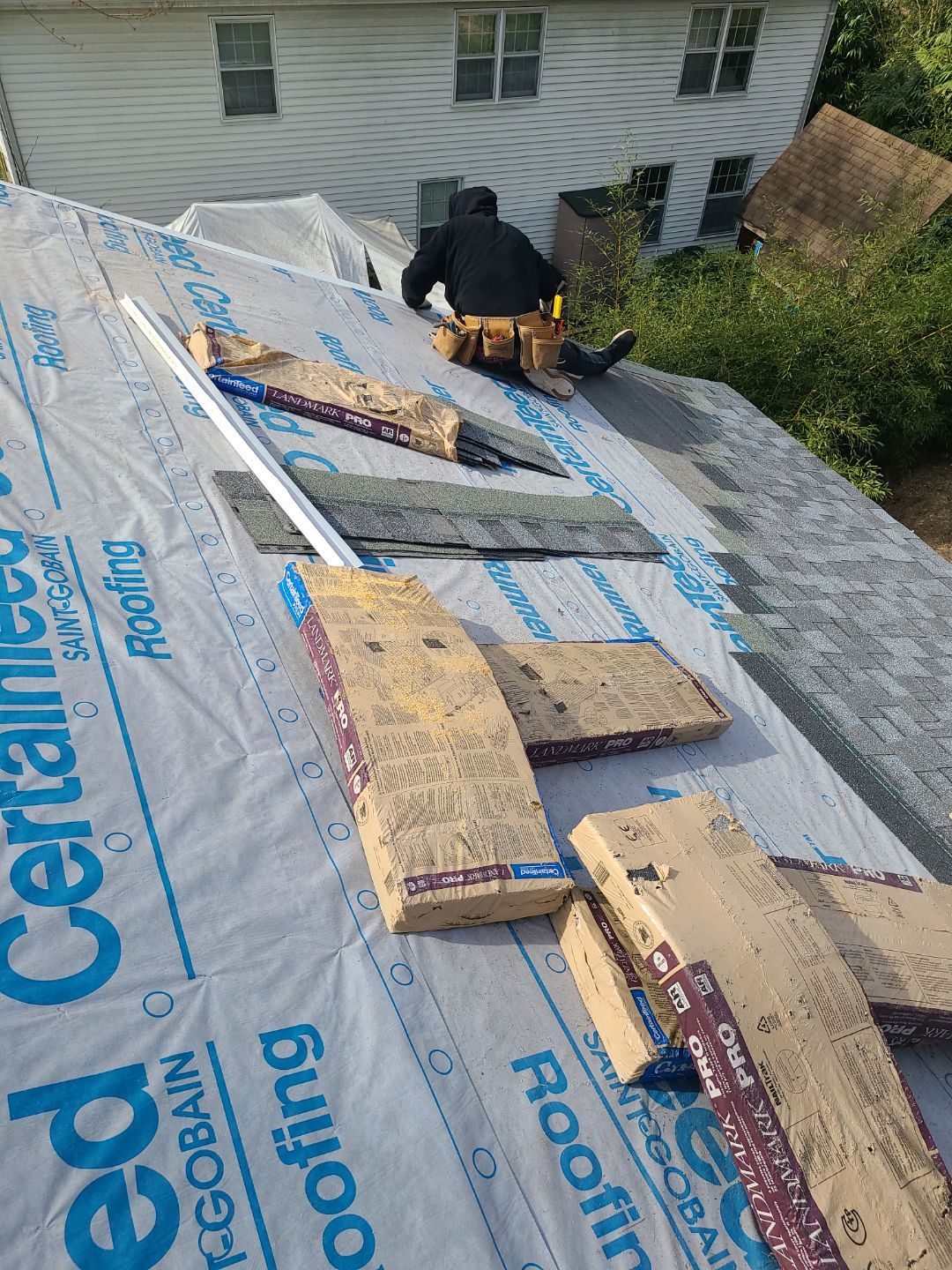 Falls Church Landmark Pro Roof in Max Def Pewter by RM Banning, Inc.