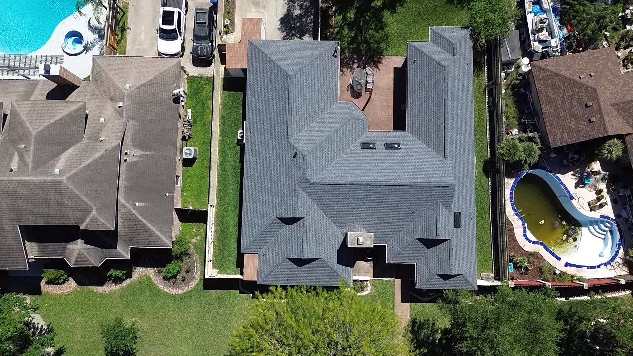 Residential Roofing Installation using GAF HDZ Pewter Grey by Lighthouse Roofing