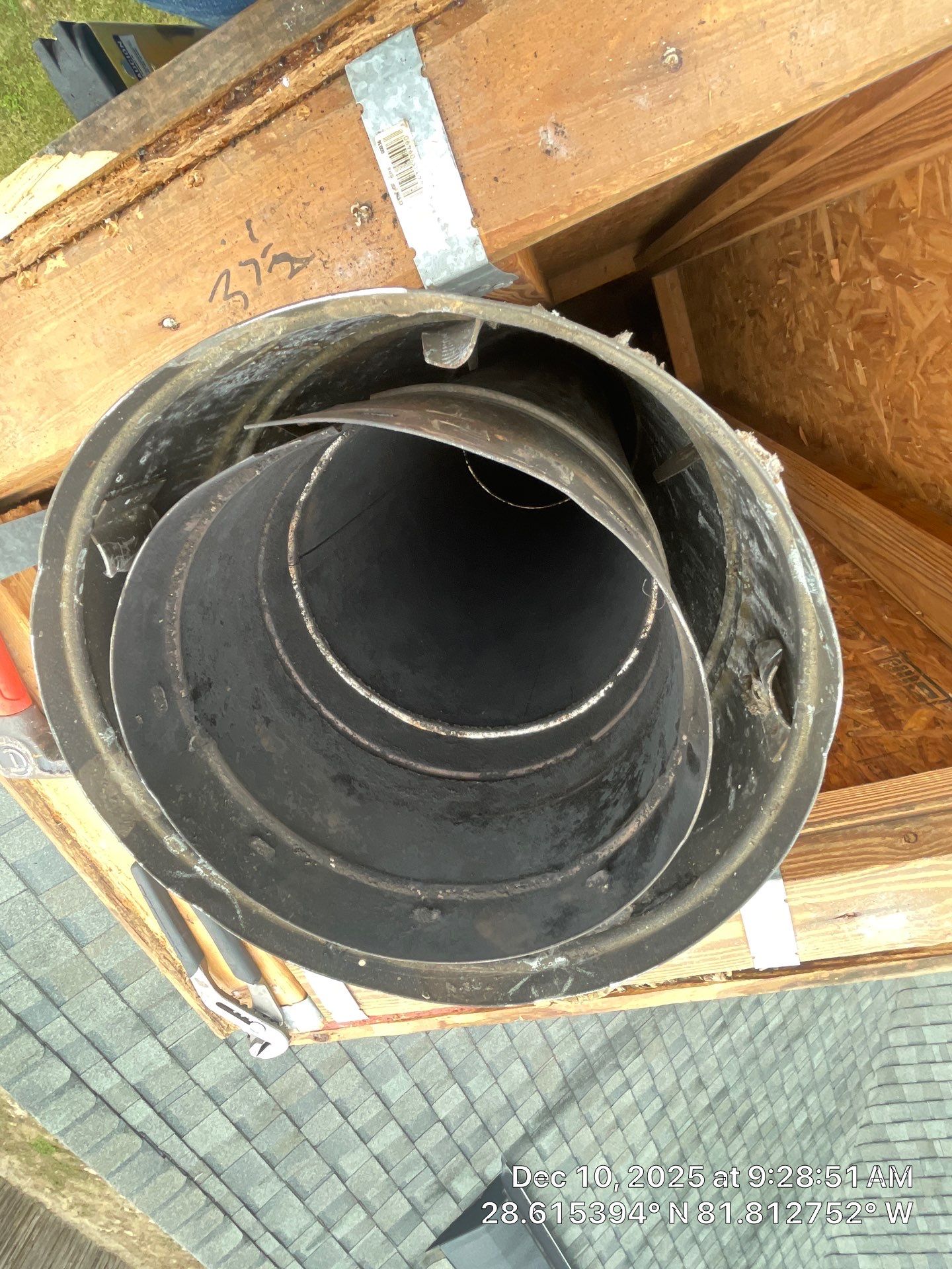 Chimney Chase Pan Replacement in Groveland by Hygienic Air, Inc
