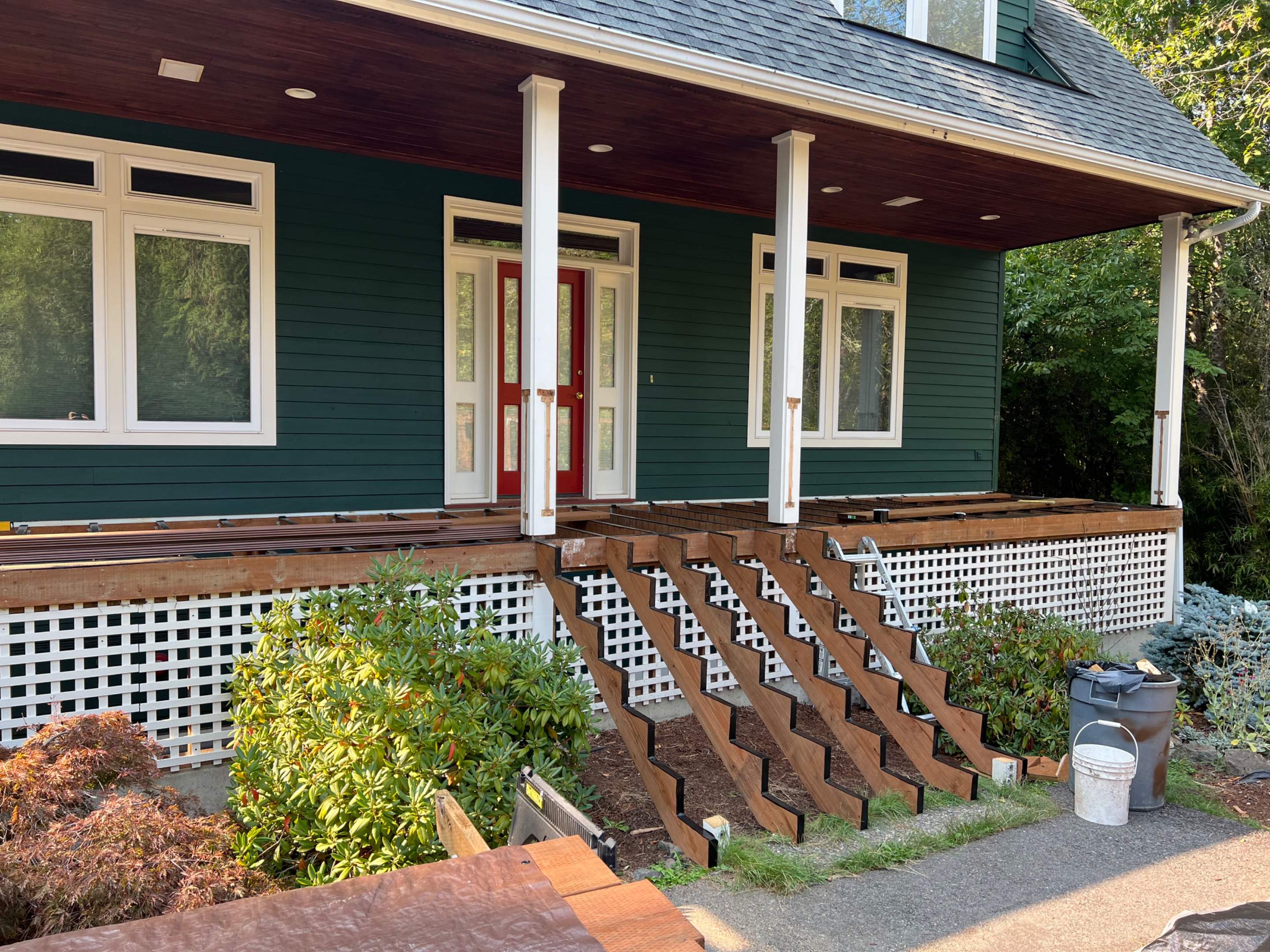 Vashon Deck Resurface by Alki deck builders 