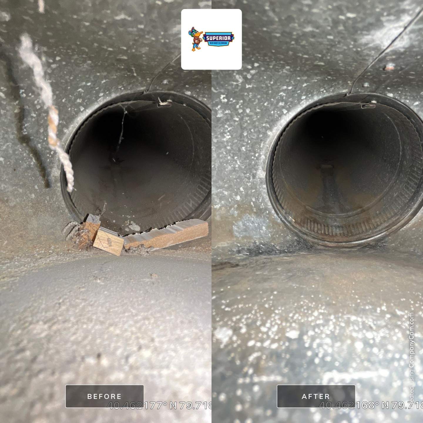 Air Duct Cleaning With a Vacuum Truck in Pittsburgh, PA by Superior Air Duct Cleaning