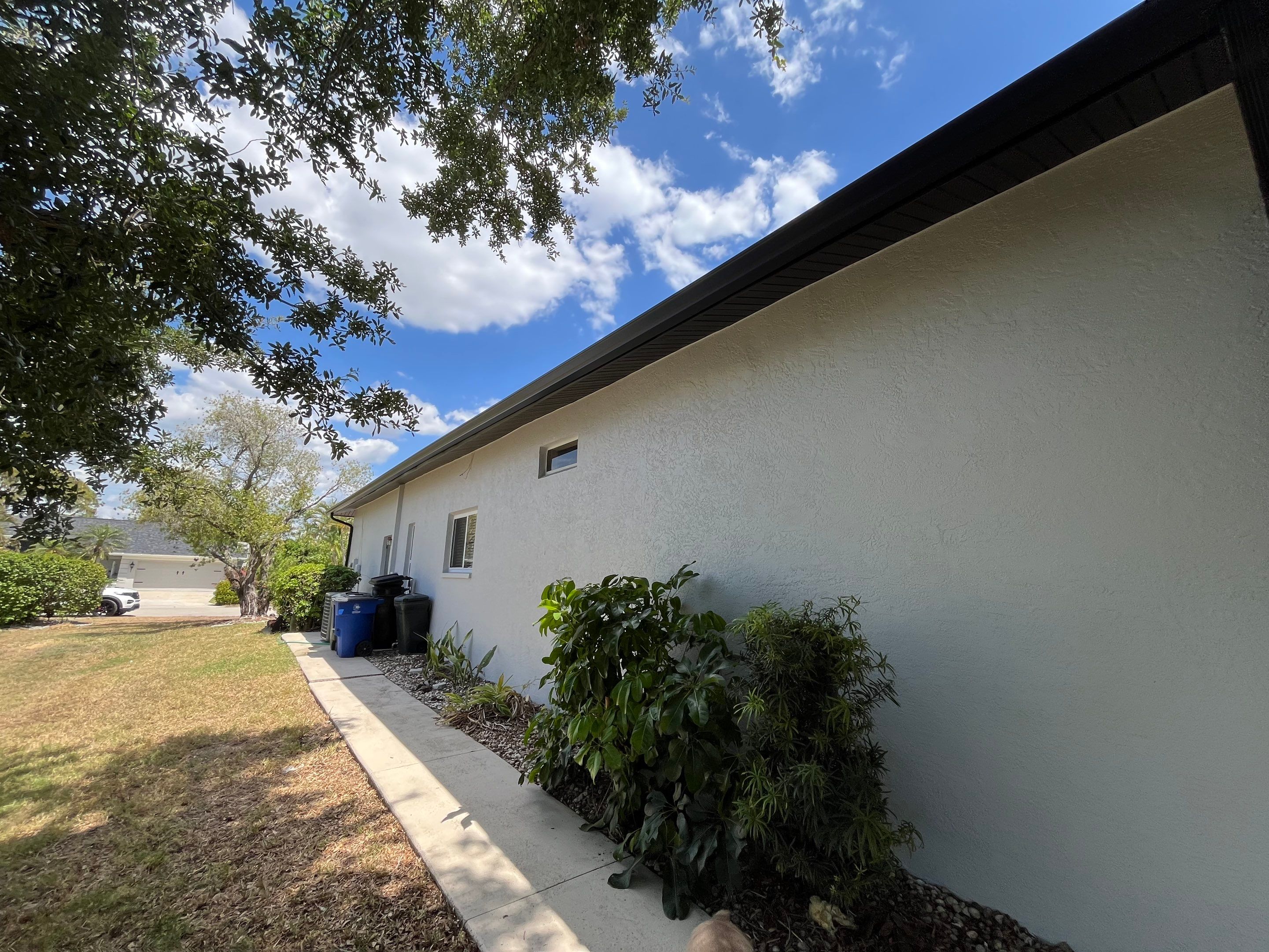 New Soffit and Fascia and Gutters in North Fort Myers FL by Gutter Professors