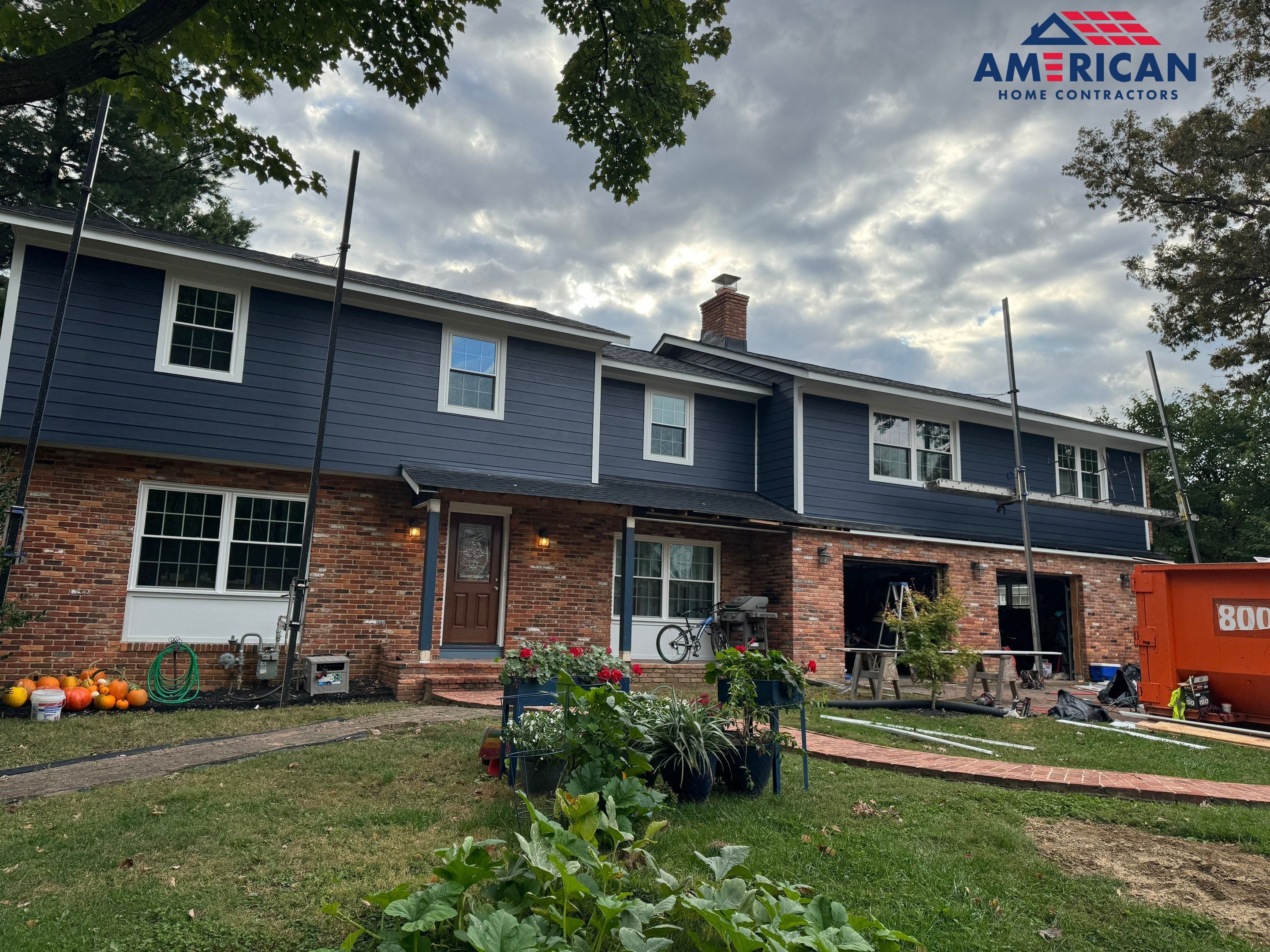 Complete Exterior Renovation in Linthicum Heights, MD by American Home Contractors