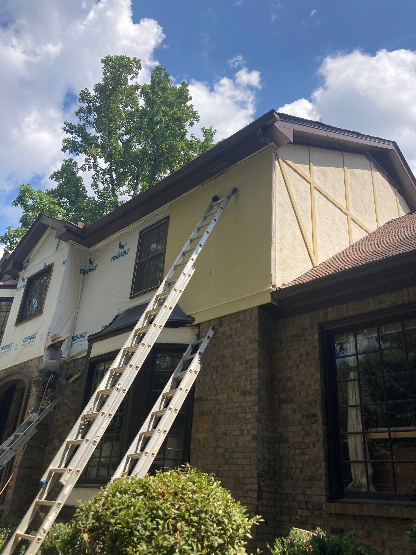Stucco Replacement and Exterior Painting in Peachtree Corners, GA by Nelson Exteriors