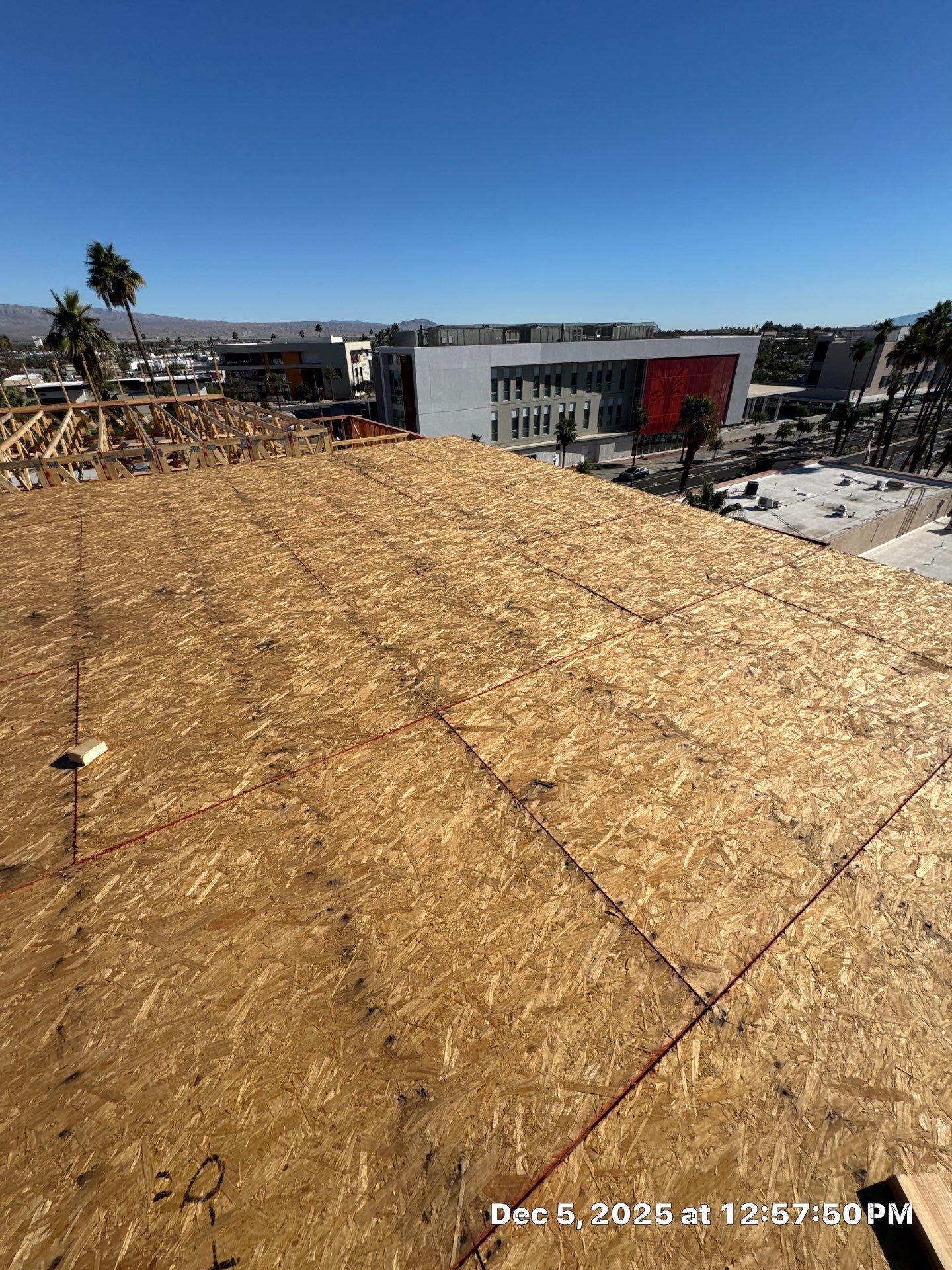 Project in Indio by Desert Roof Concepts