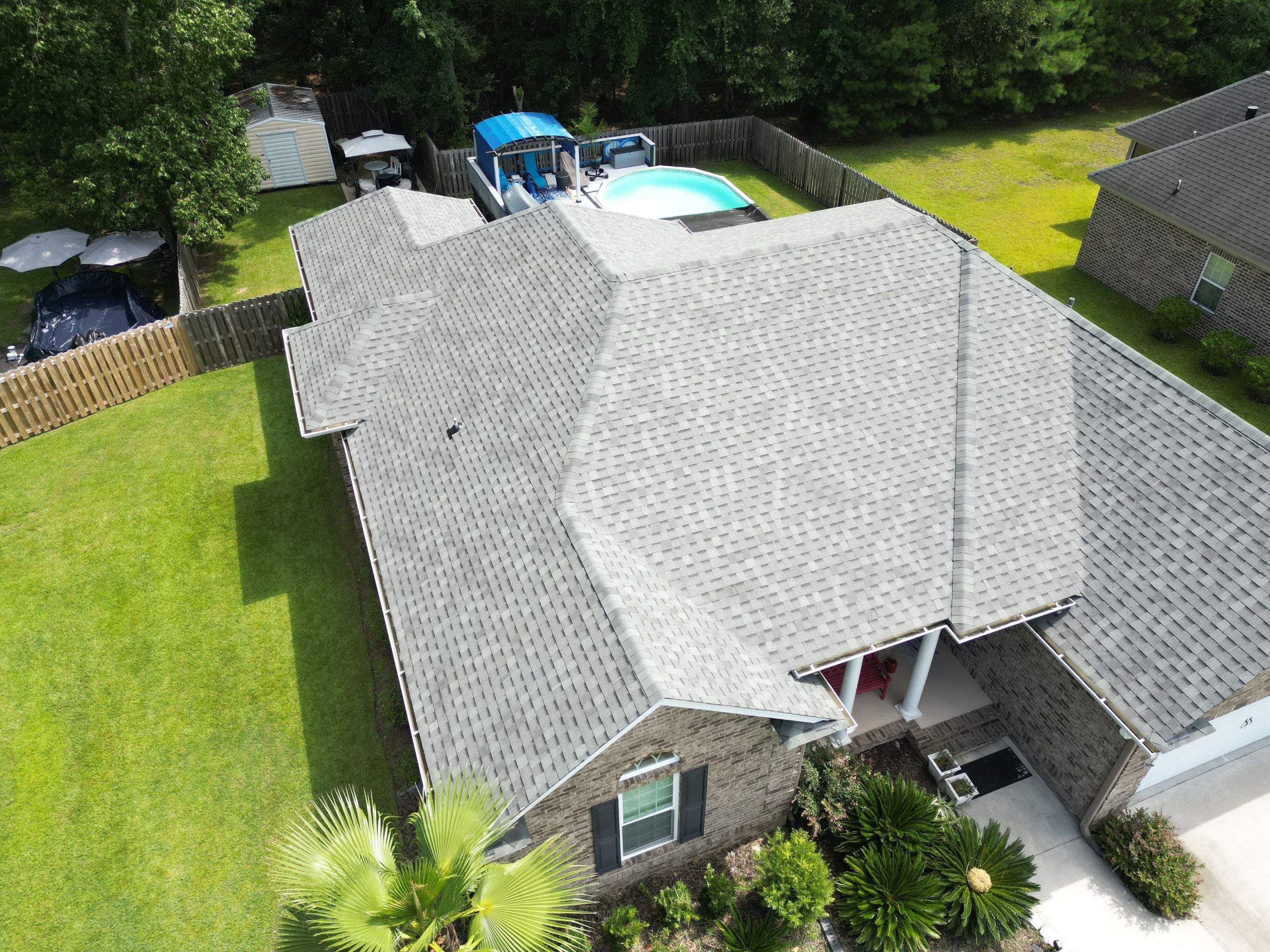 Residential Roofing Installation using Atlas Pinnacle Impact+ by Talya Roofing