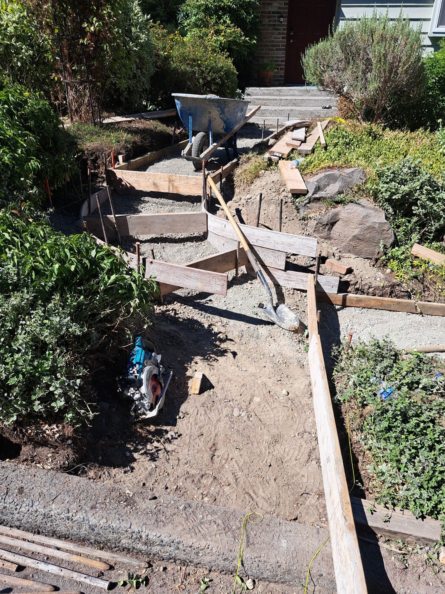 Front Driveway & Stairs Concrete Renovation | Kenmore  by Jireh Asphalt & Concrete Inc 