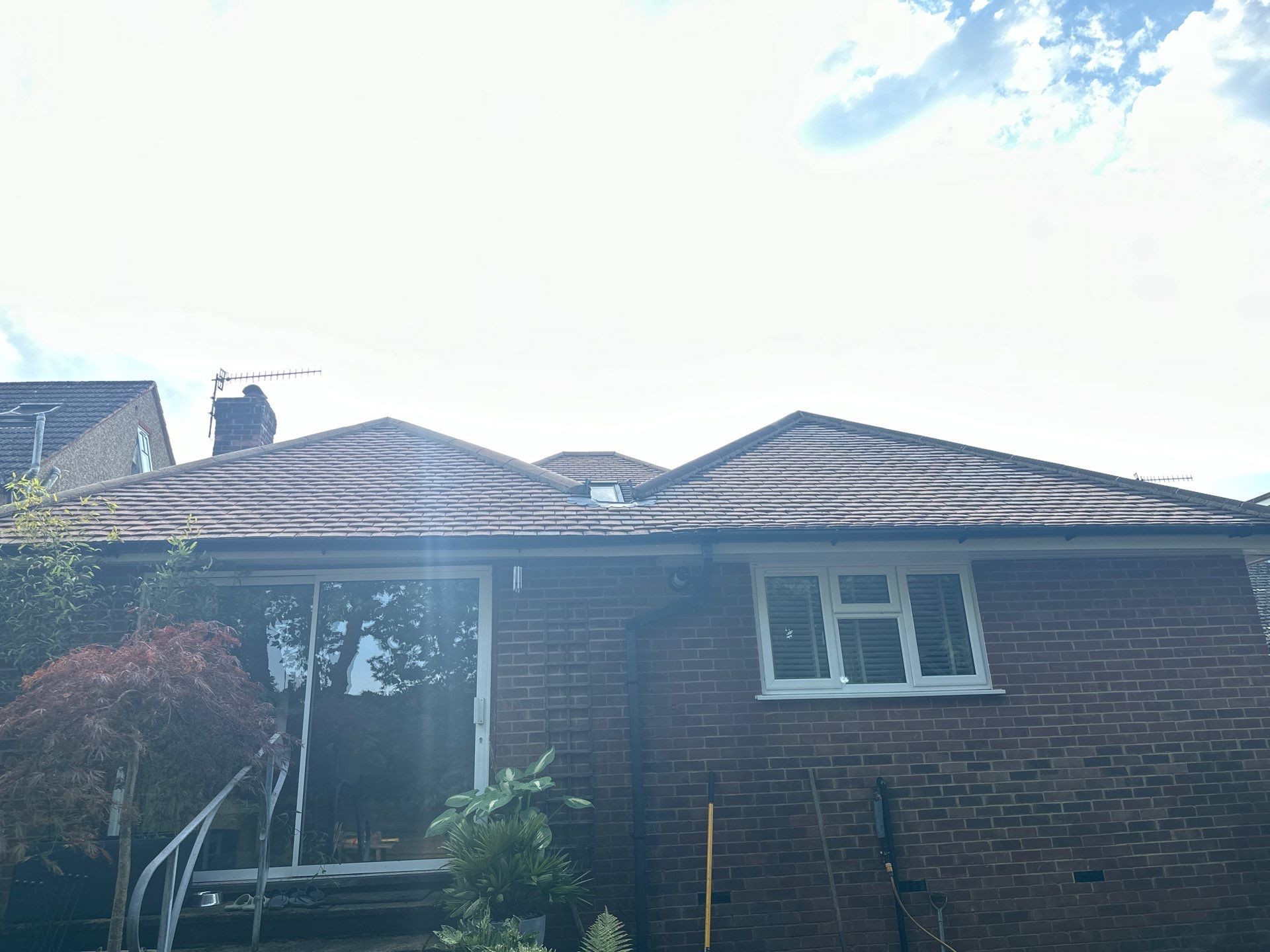 Roof Clean  - Moss Removal - Gutter Clean using Honda 15lpm Low Pressure Washing Machine by Ges Exterior Cleaning ltd