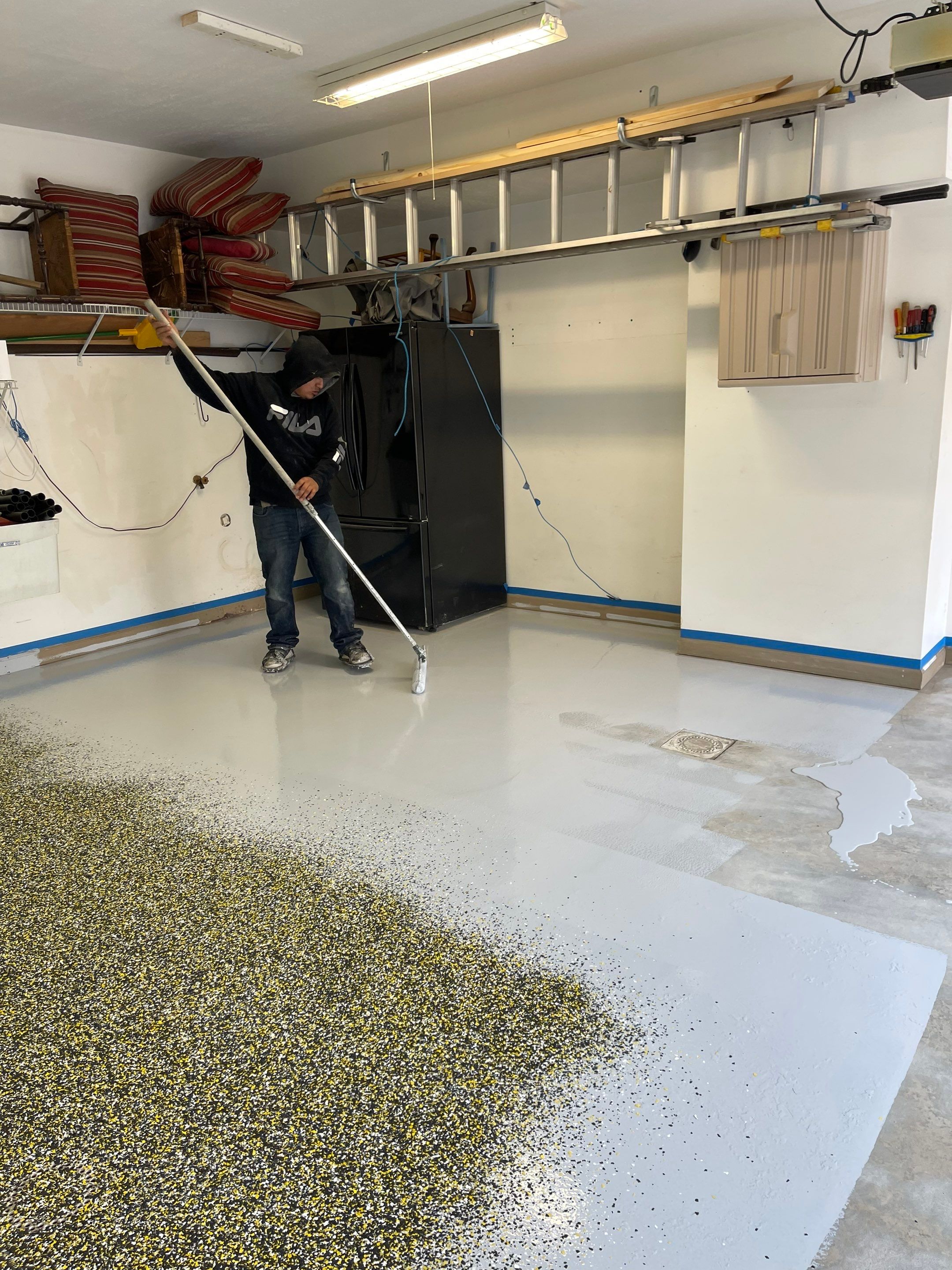 Garage + Porch Project in Canonsburg by Floors in a Day, Inc