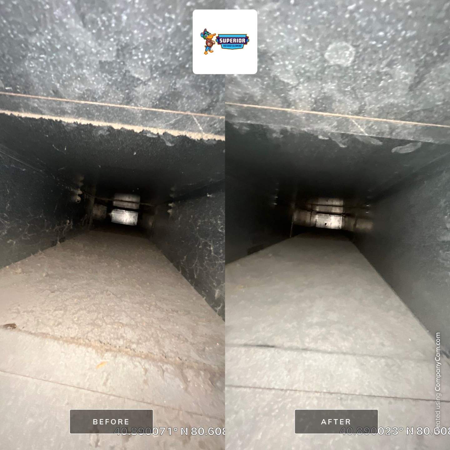 Air Duct Cleaning With a Vacuum Truck in New Waterford, OH by Superior Air Duct Cleaning