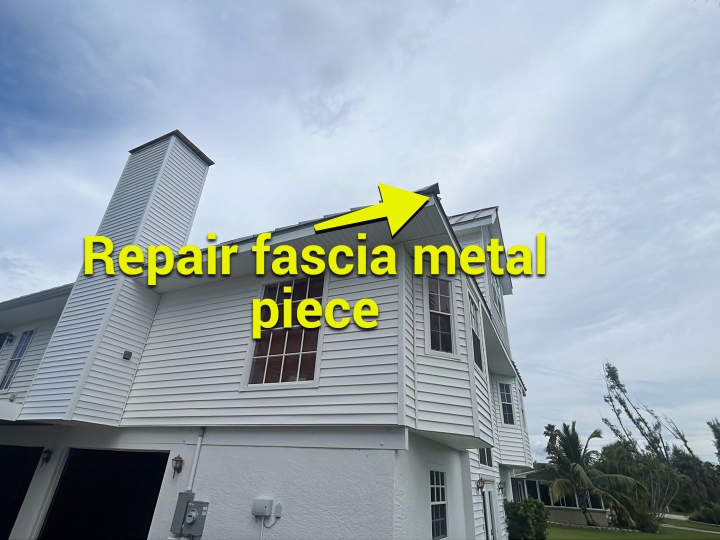 Soffit and Fascia Installation in Sanibel FL by Gutter Professors