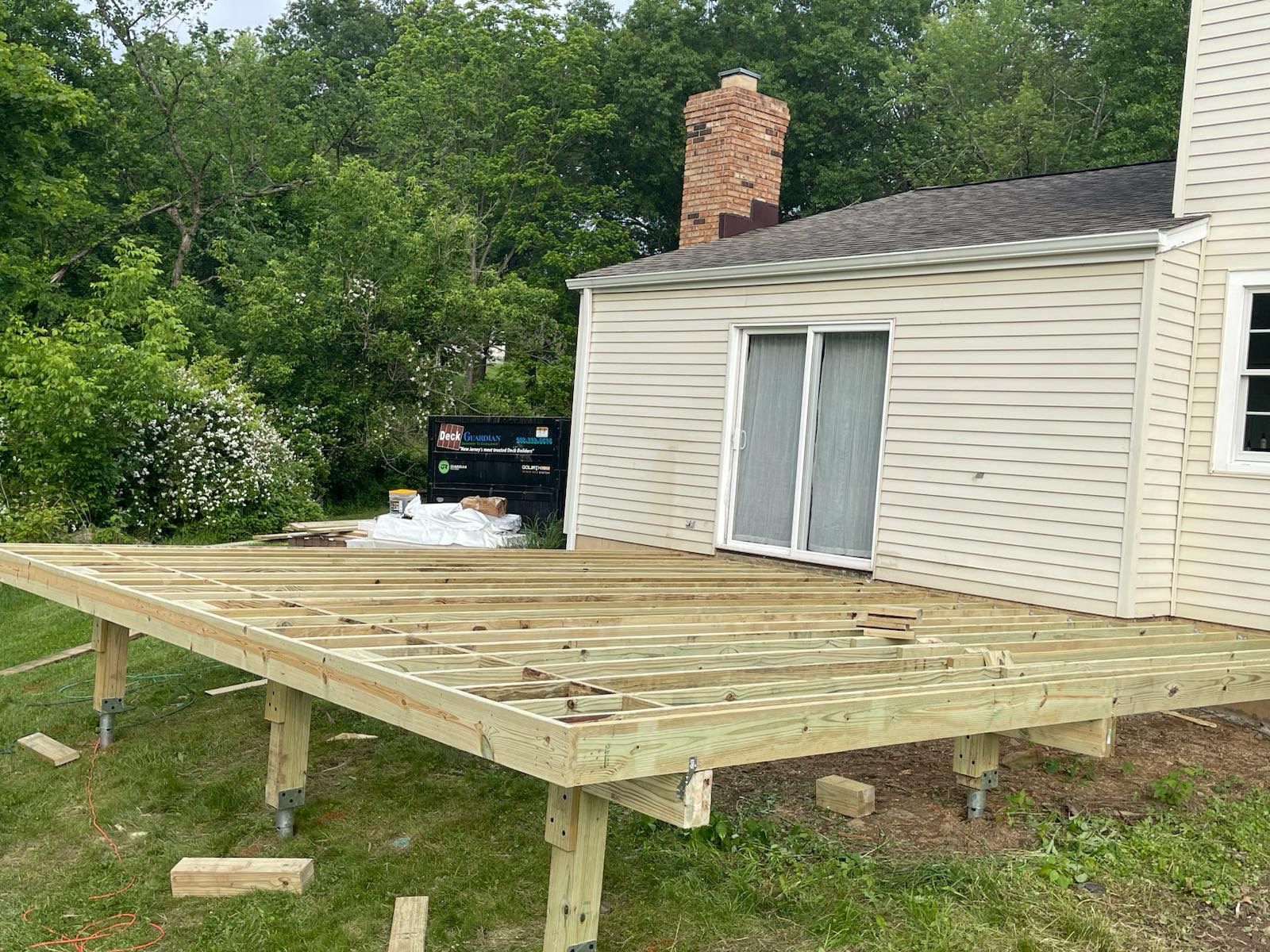 Project in Clinton Township by deck guardian