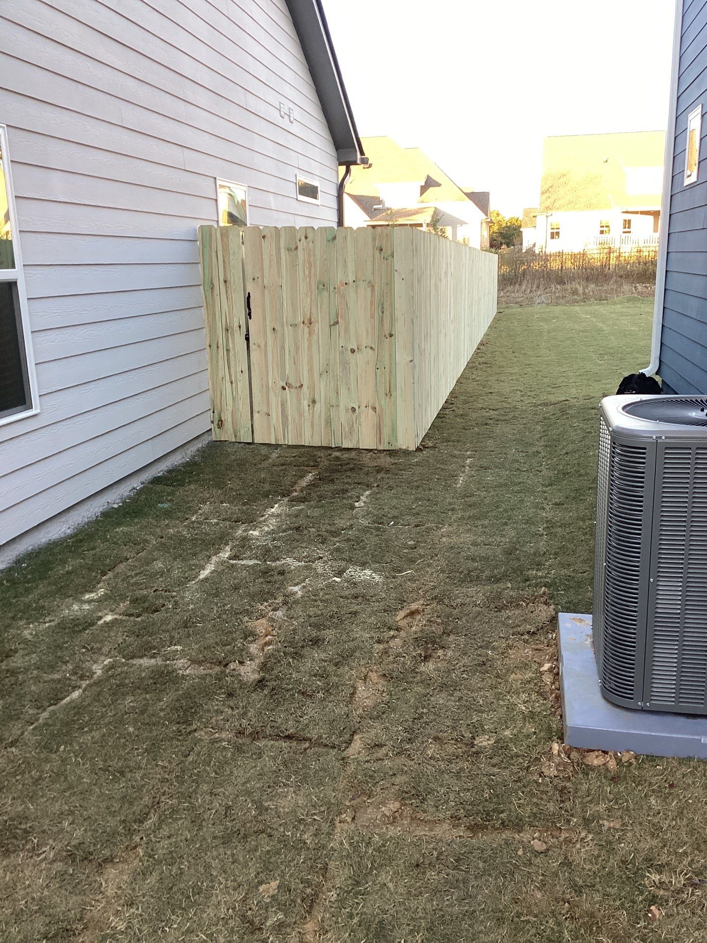 Pine Privacy Fence by River City Fence Inc.