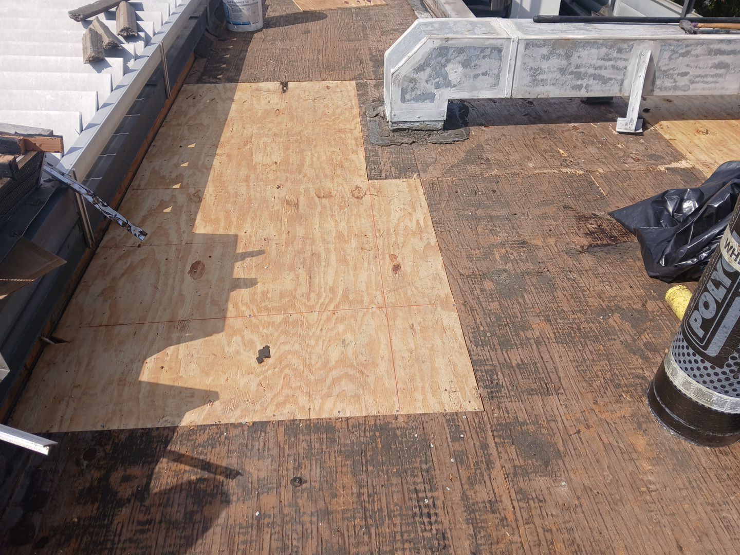 Residential Roofing Installation using Polyglass Torch Down Roofing System by Hull Brothers Roofing