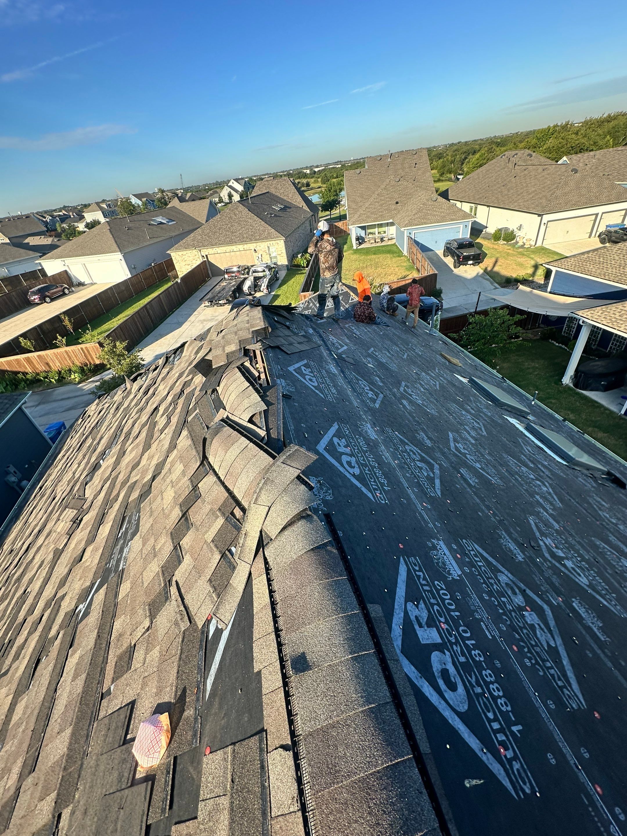 Residential Roof Replacement using GAF HDZ - Weathered Wood by Elite Roofing LLC