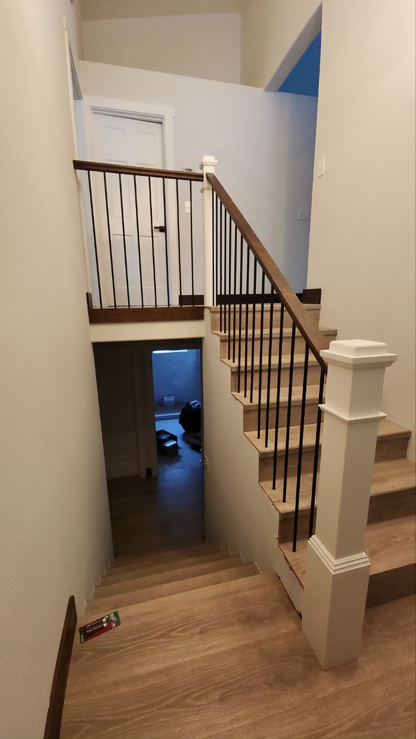 Interior Railing by The Tahoe Tradesman