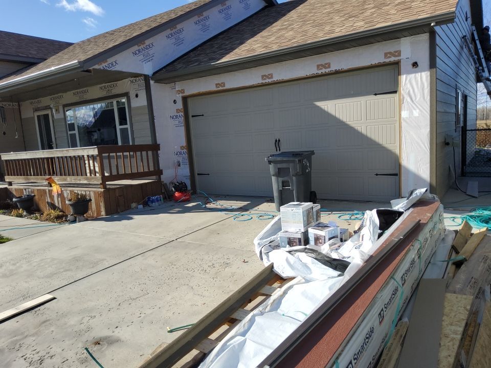 Residential Roofing Installation using LP Smart Siding in Bozeman, Montana by swagg construction