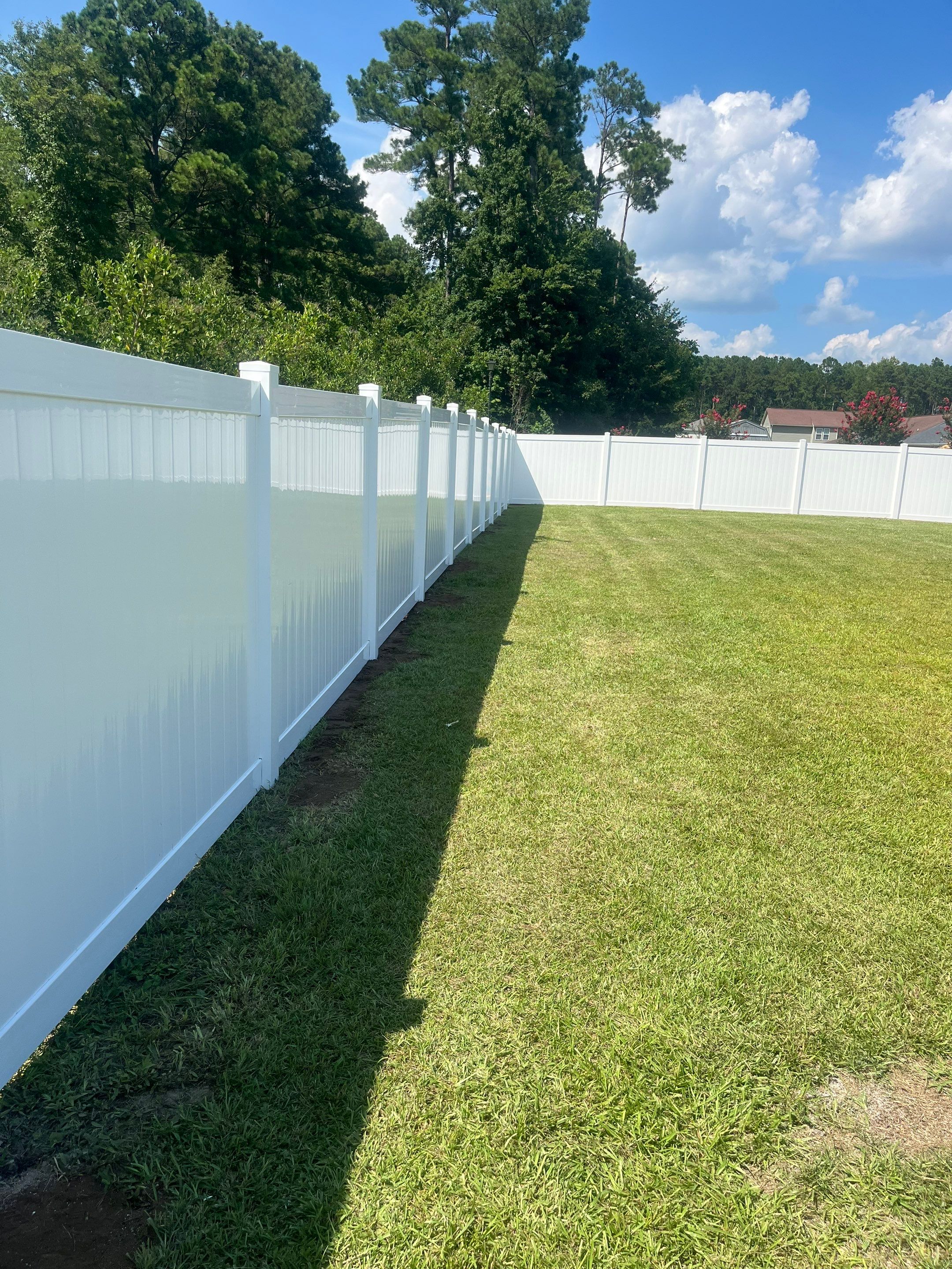 Hamilton Vinyl Privacy Project in Havelock by Superior Fence and Rail