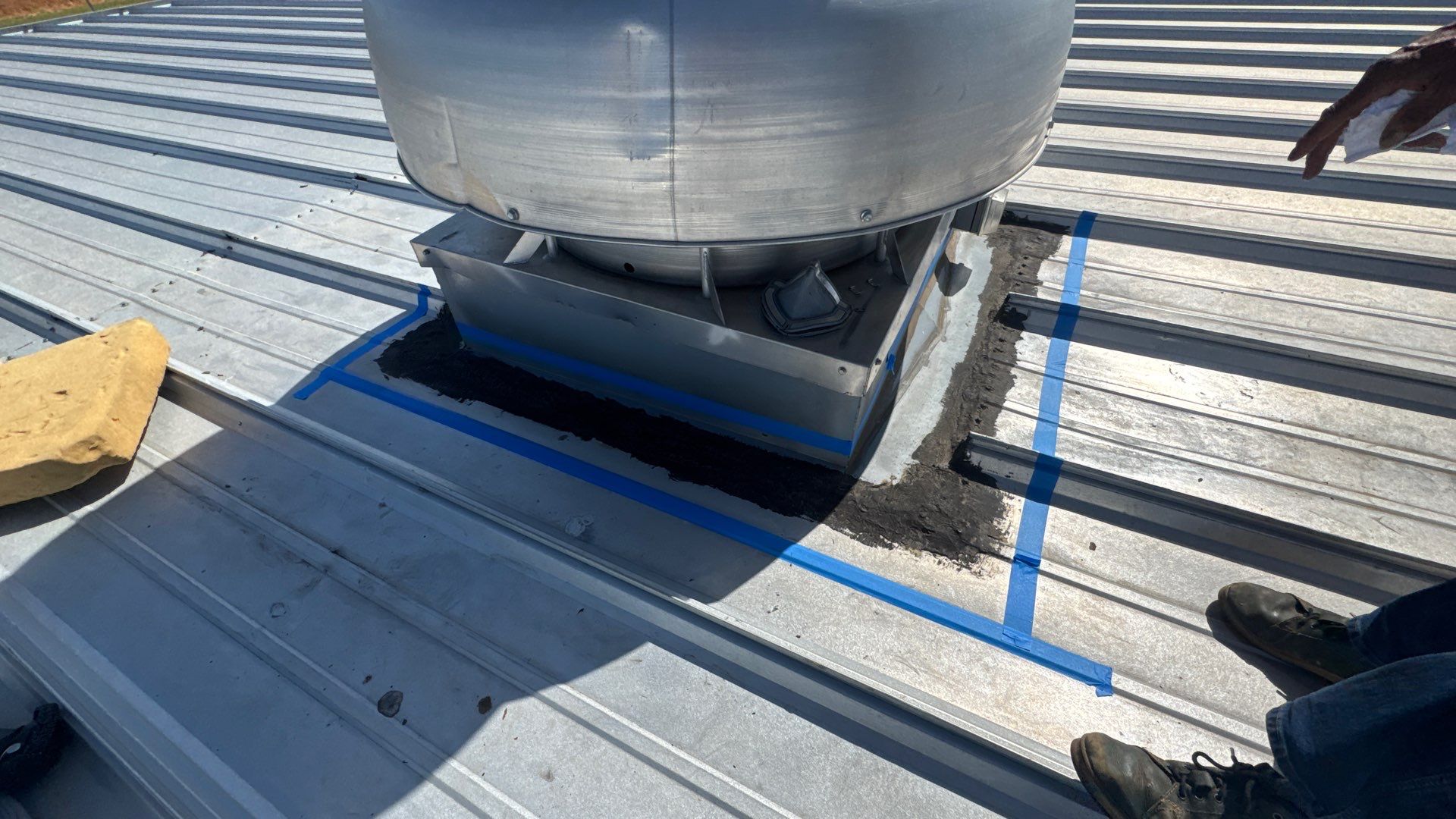 Metal Roof Repair Restoration - Pleasanton, TX 78064 - Rox Roofing by Rox Roofing
