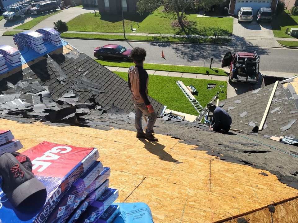 Residential Roofing Installation using Roof Replacement by American Roofing & Construction LLC