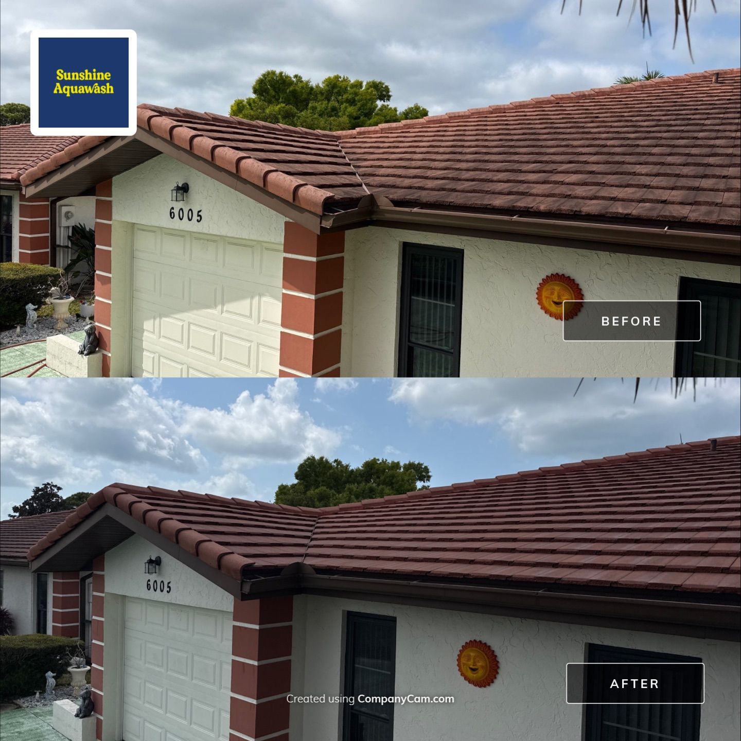 Tile Roof Cleaning – Vivenda at Bradenton I (Same-Day Service & Facebook Review) by Sunshine AquaWash