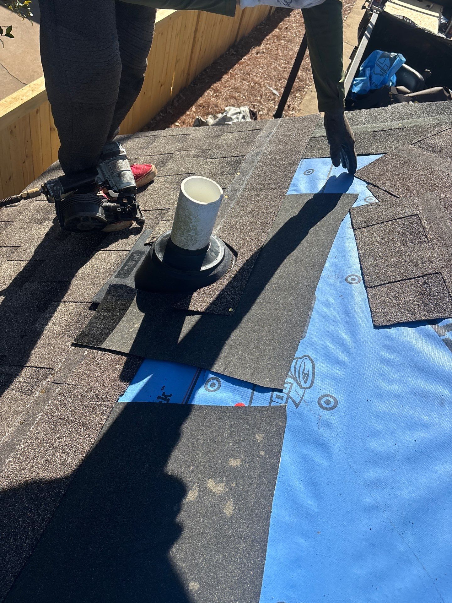Roof Replacement in Greenville, SC | GAF Timberline HDZ Weathered Wood by Roofers LLC
