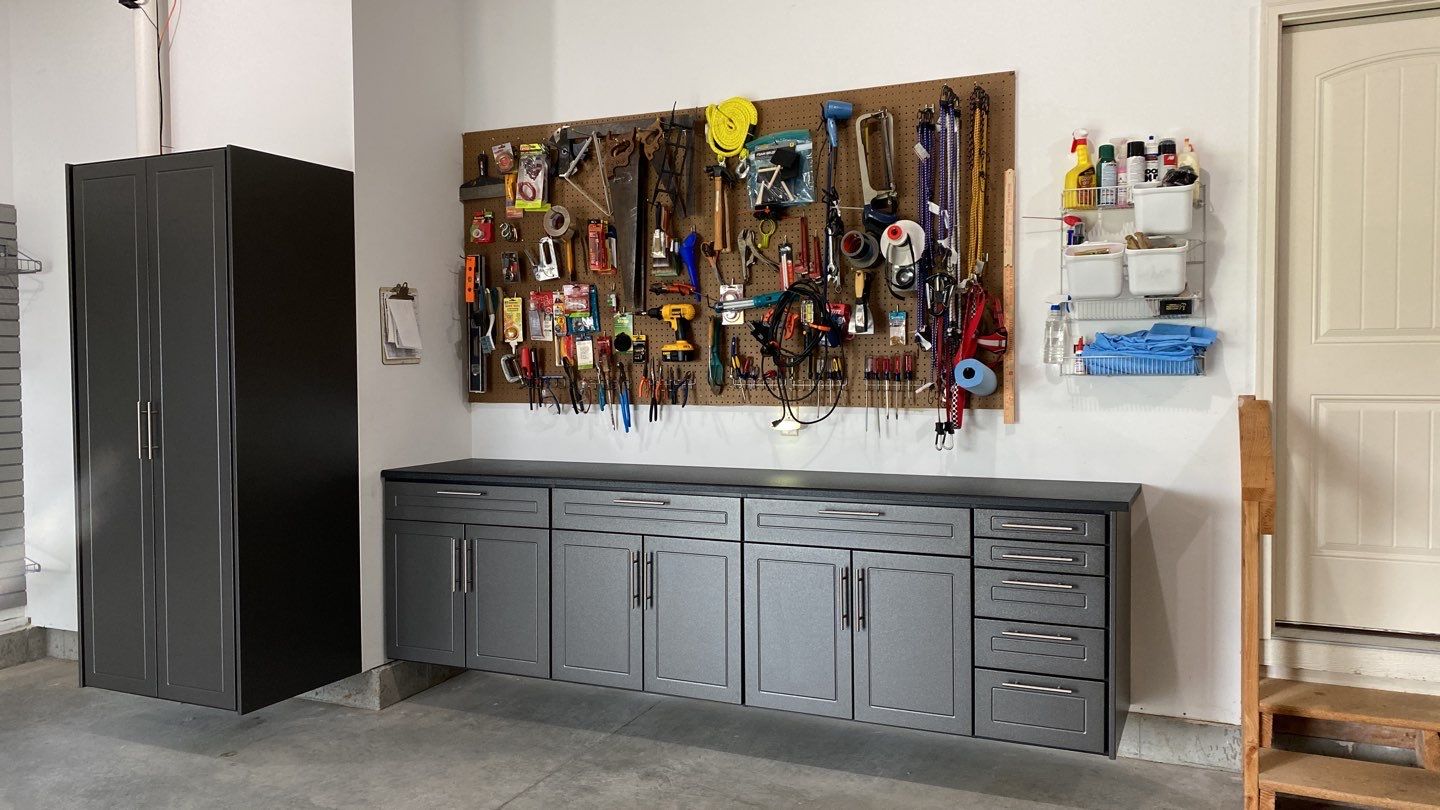 Michael W. adds storage to his garage! by Banner Garage