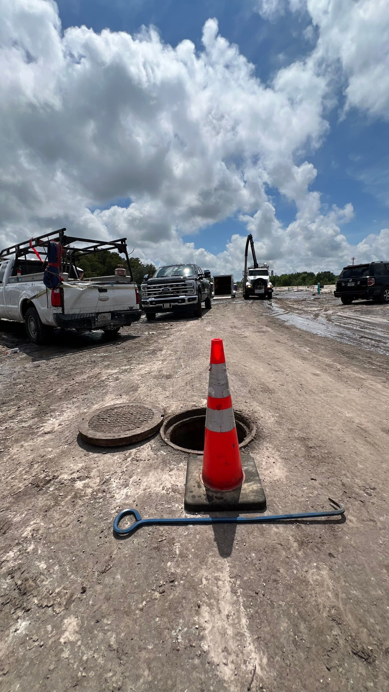 Lehigh Acres New Construction Community Sewer System Cleaning Part 1 by APS Power & Water