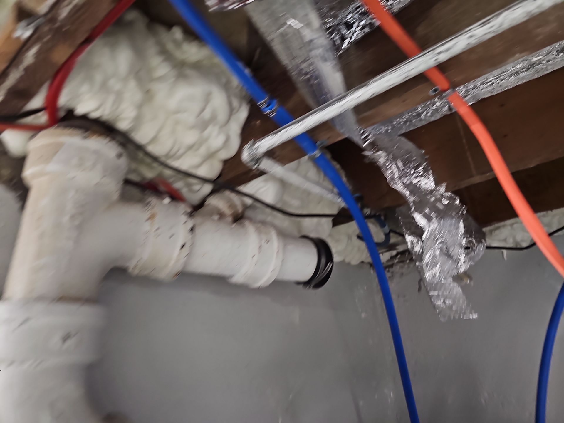 Attic Insulation using open cell spray foam by NYS Foam & Energy
