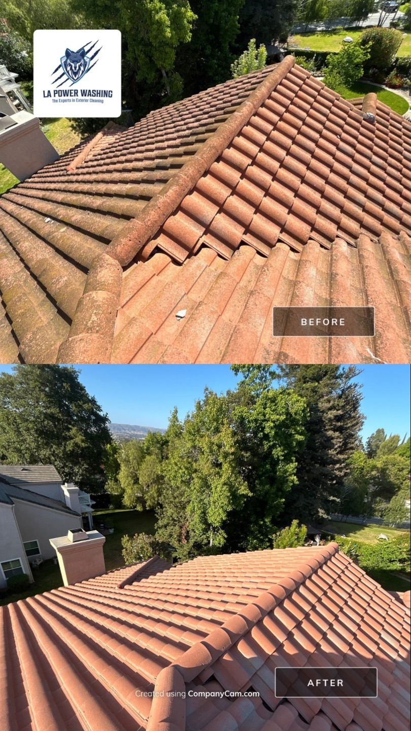 Roof Cleaning by La Power Washing Inc
