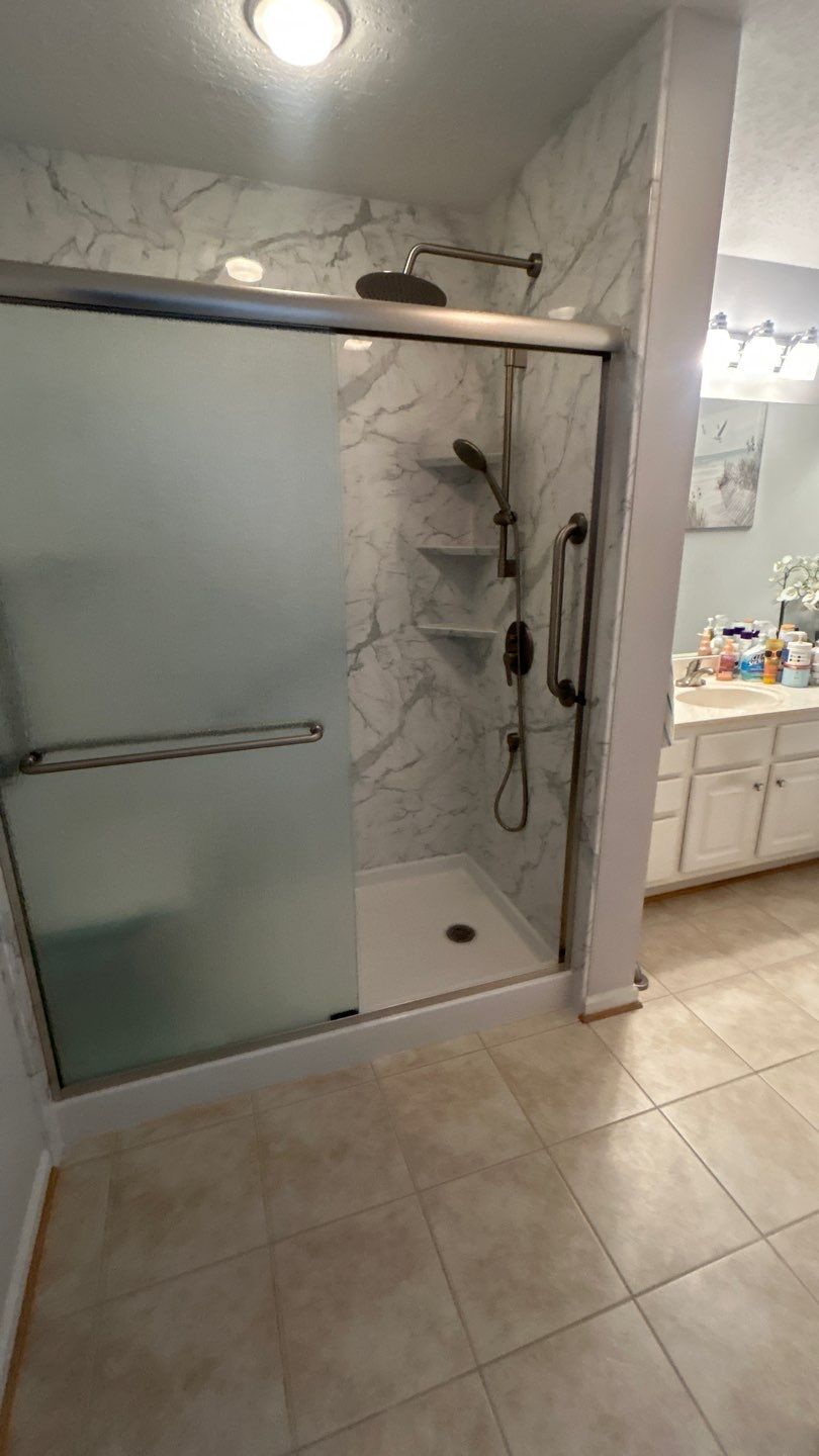 Walk-in Tub to Shower by BathPlanet SW Virginia