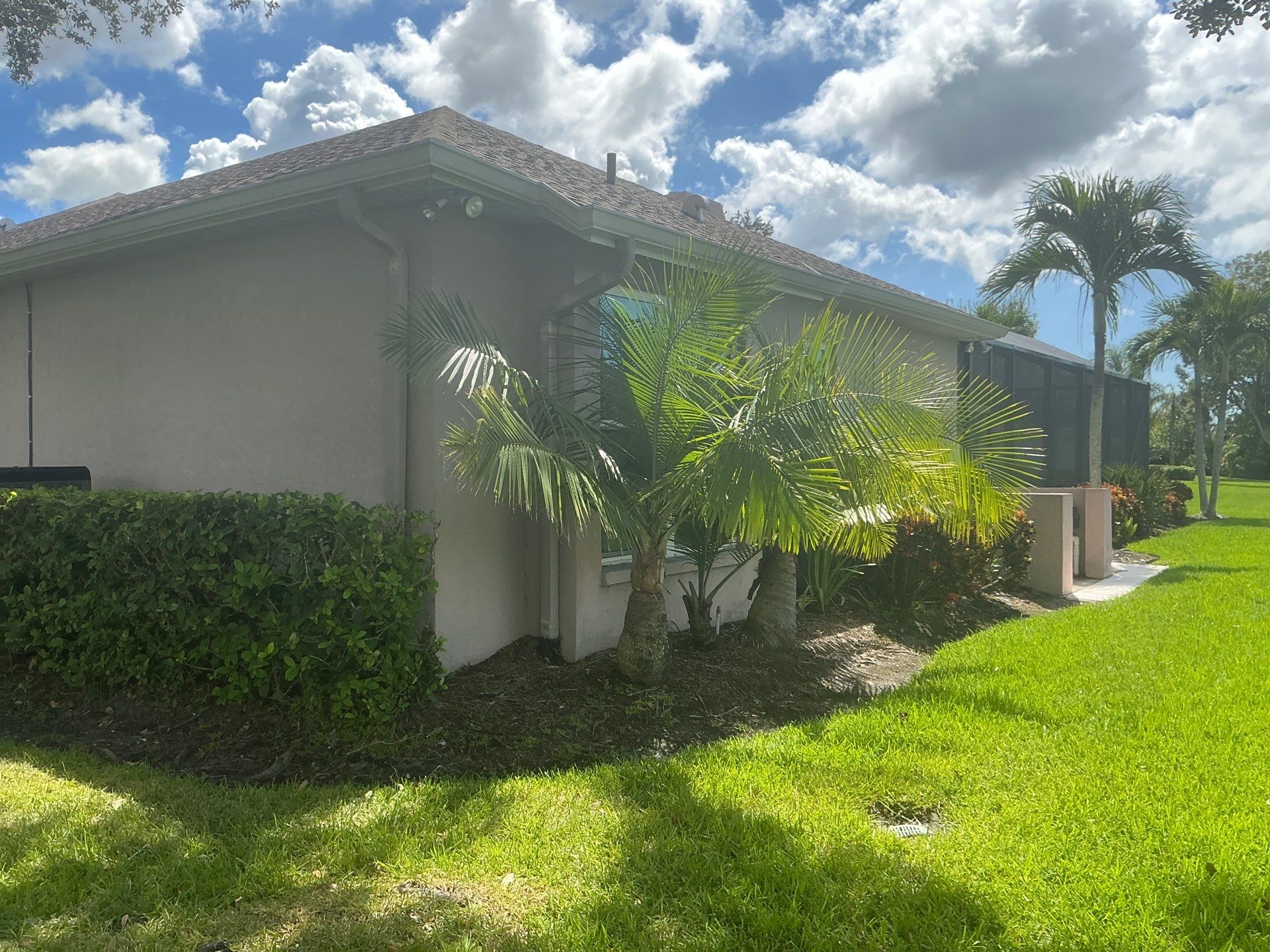 White 6-Inch Seamless Gutters in Sarasota FL by Gutter Professor by Gutter Professors