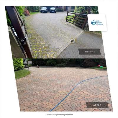 Driveway And Patio Clean using honda 21 ltr/min