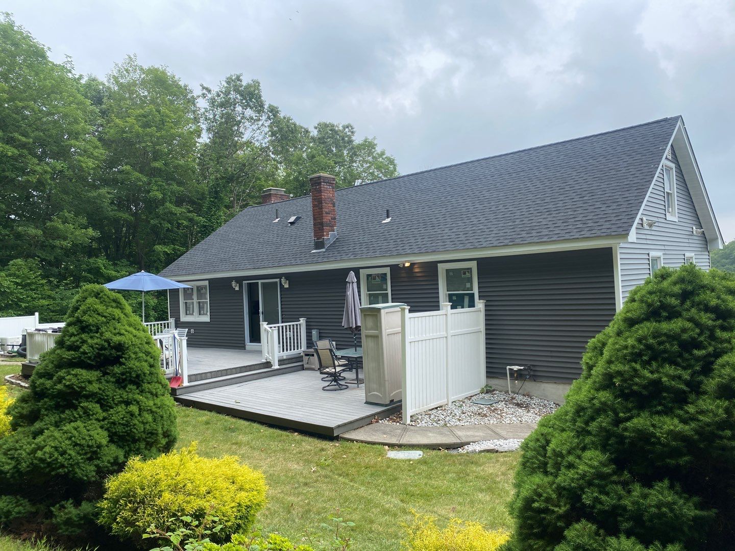 Siding Installation using Certainteed Monogram Smokey Gray by A Plus Exterior