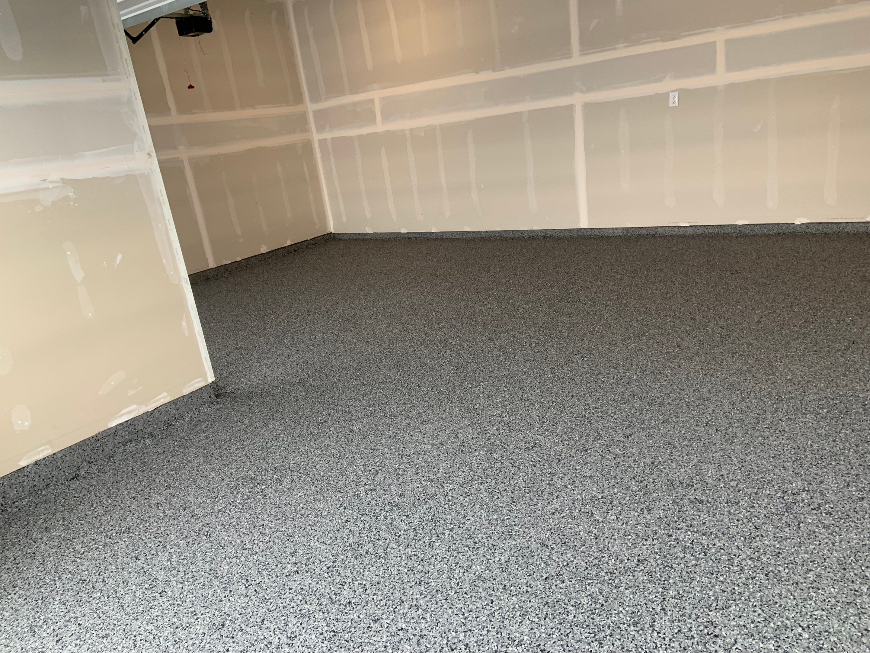 Garage Transformation using Nightfall by Croc Coatings, LLC