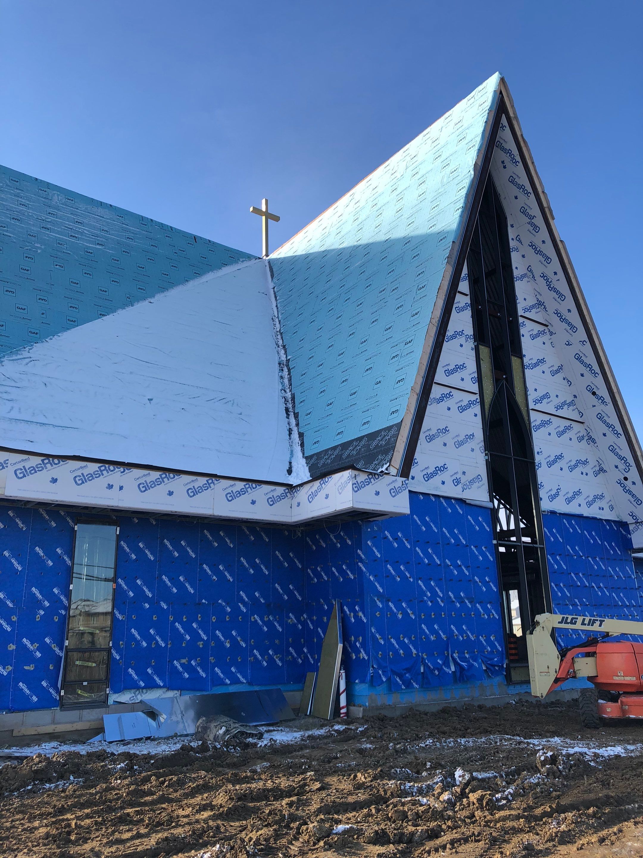 Commercial Roofing Installation using Diamond Tile Metal Shingles , Tpo Flat Roof by Jay Carter Roofing & Sheet Metal