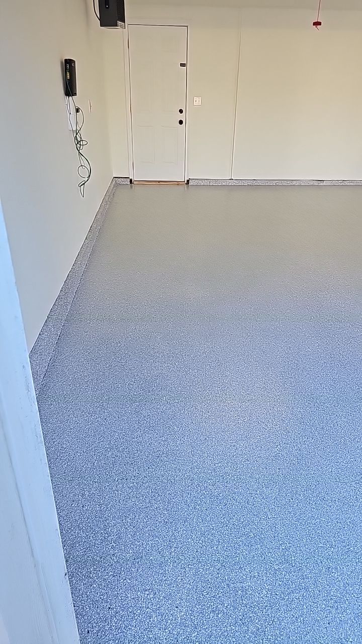 Garage Transformation using Ash Hybrid by Croc Coatings, LLC