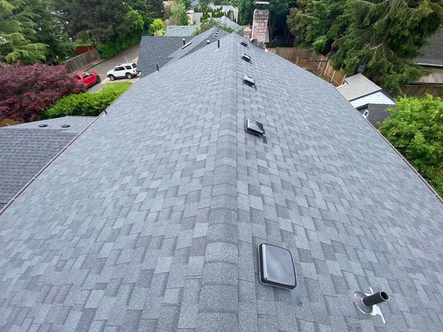 Estate Gray Shingles by Reimagine Roofing