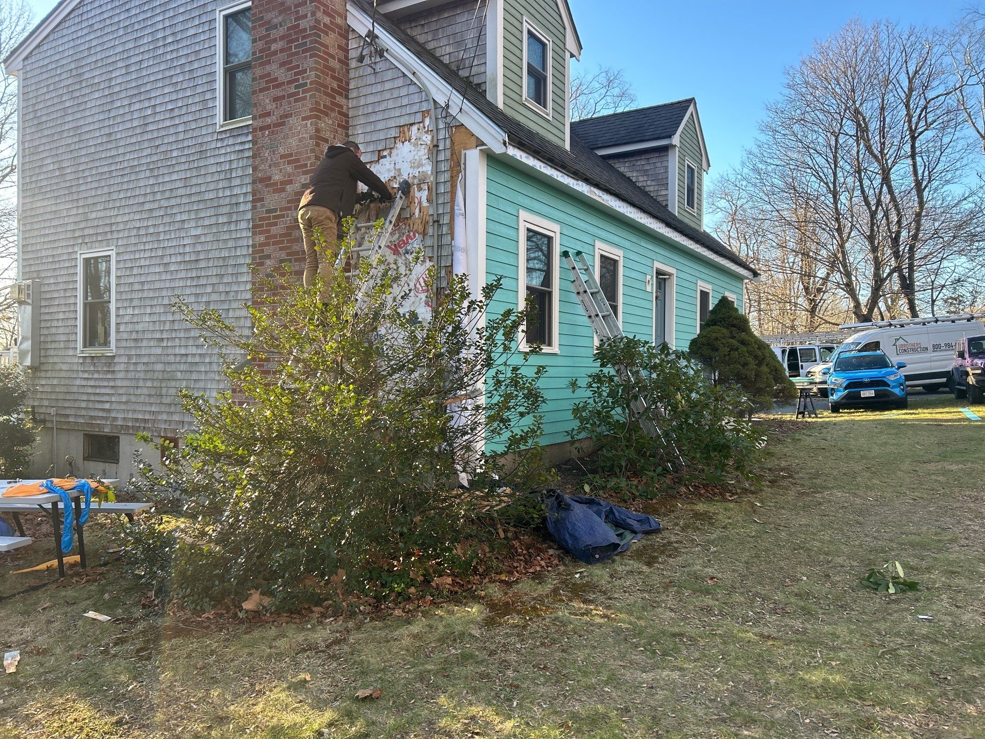 James Hardie siding in Dream Collection color - Dighton, MA by UBrothers Construction