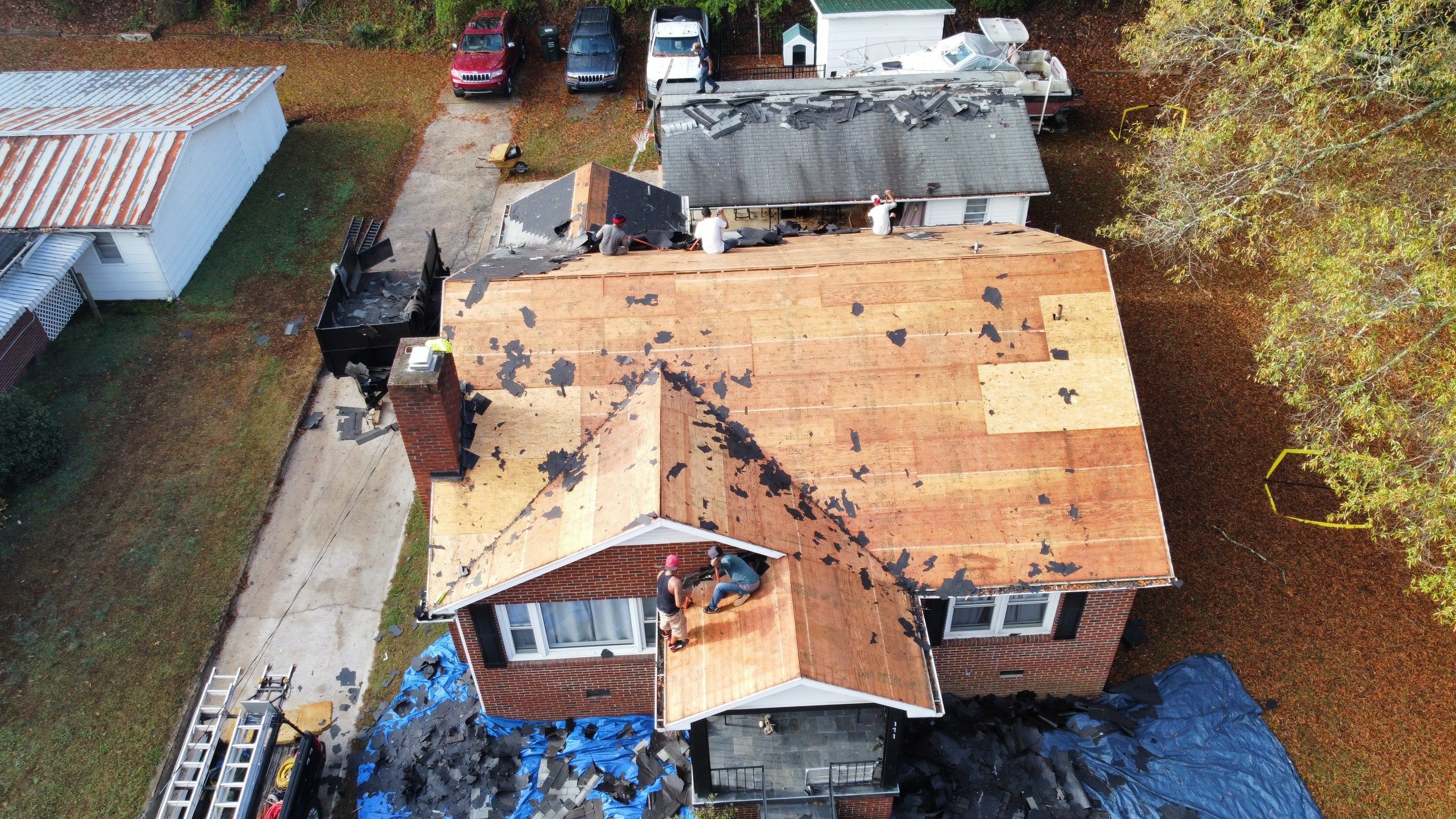 Roof replacement by hail and wind damage by Just Brilliant Restoration JBR