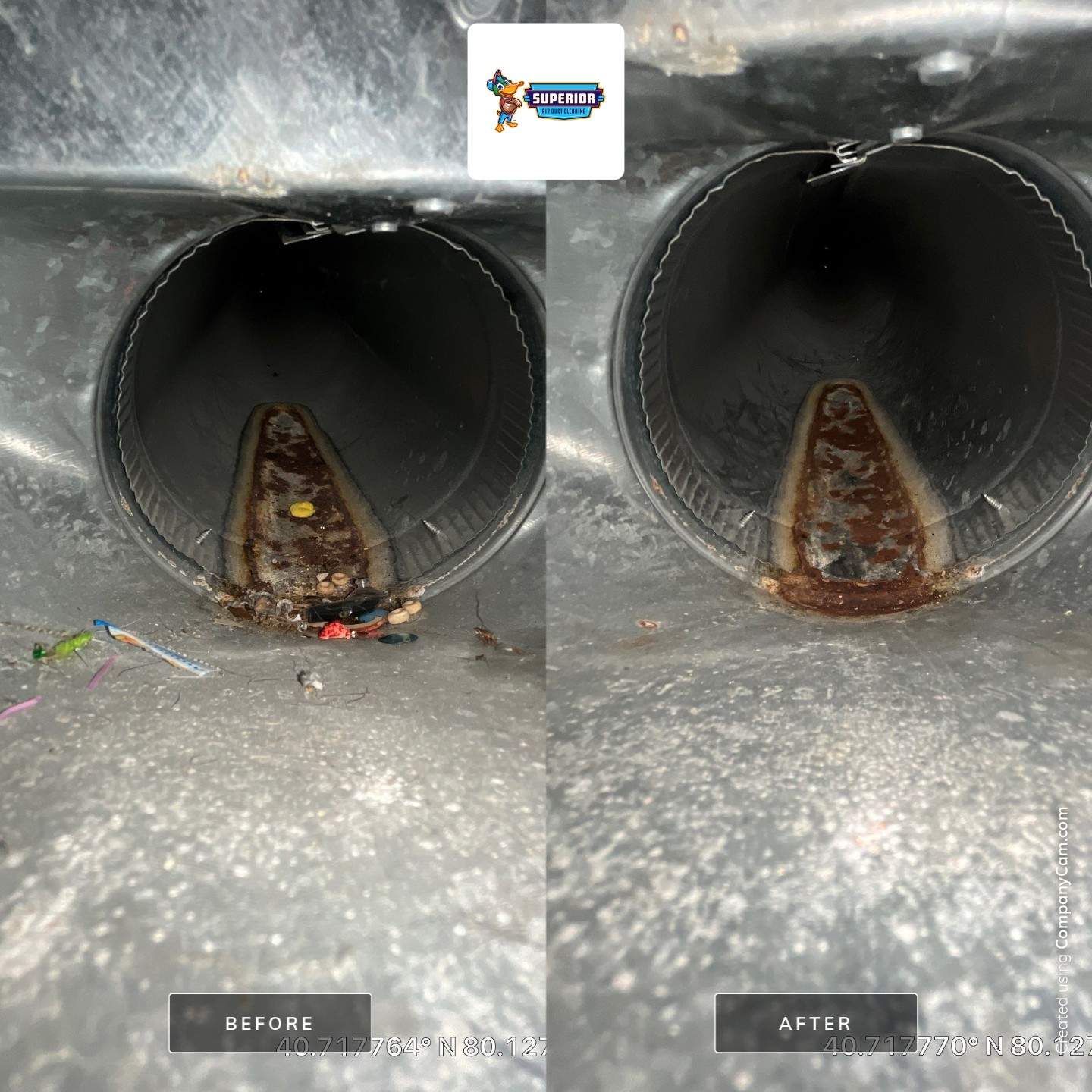 Air Duct & Dryer Vent Cleaning With a Vacuum Truck in Cranberry Twp, PA by Superior Air Duct Cleaning