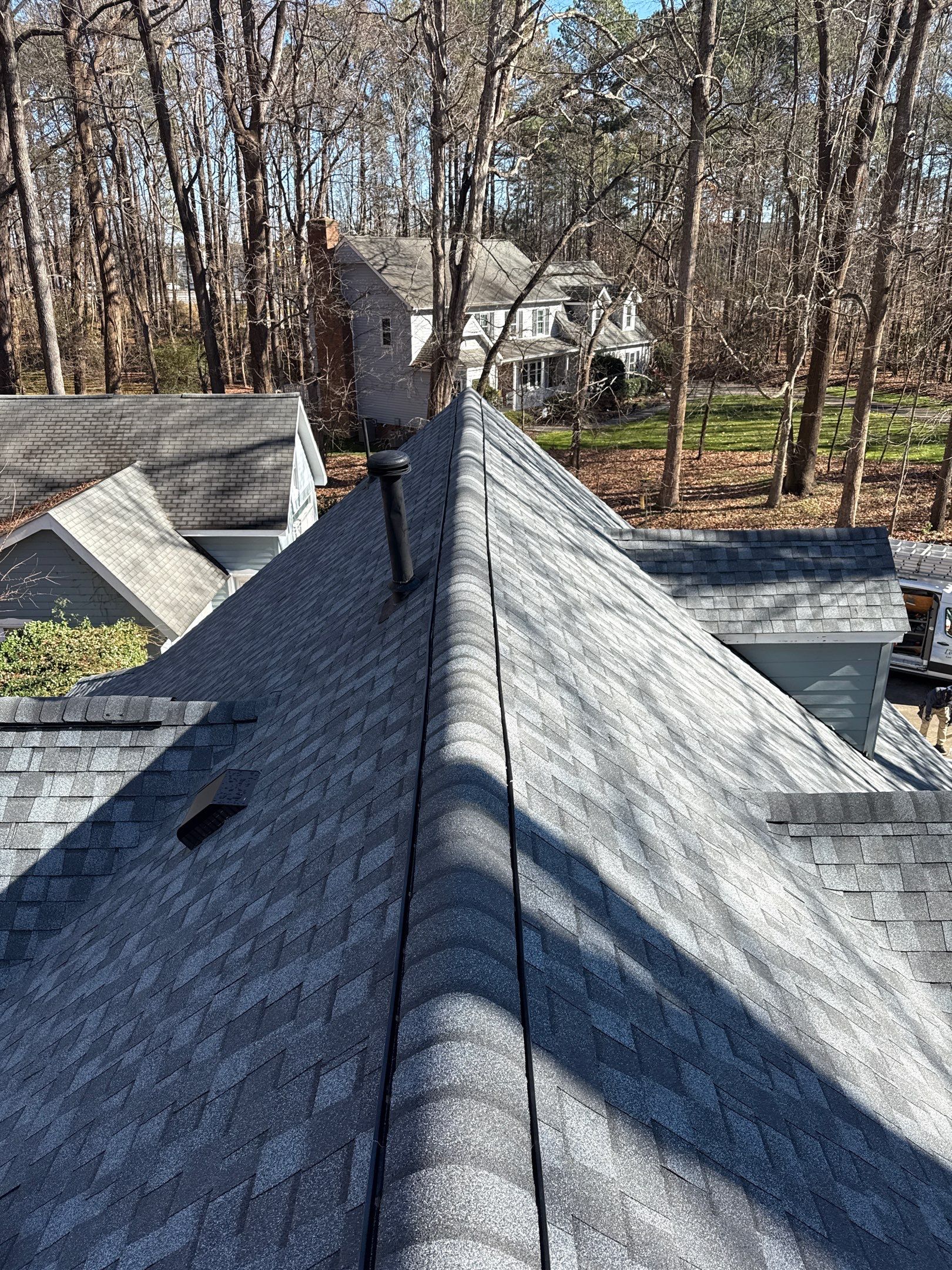 Project in Raleigh - Certainteed Landmark Pro Pewter  by Pro Performance Roofing
