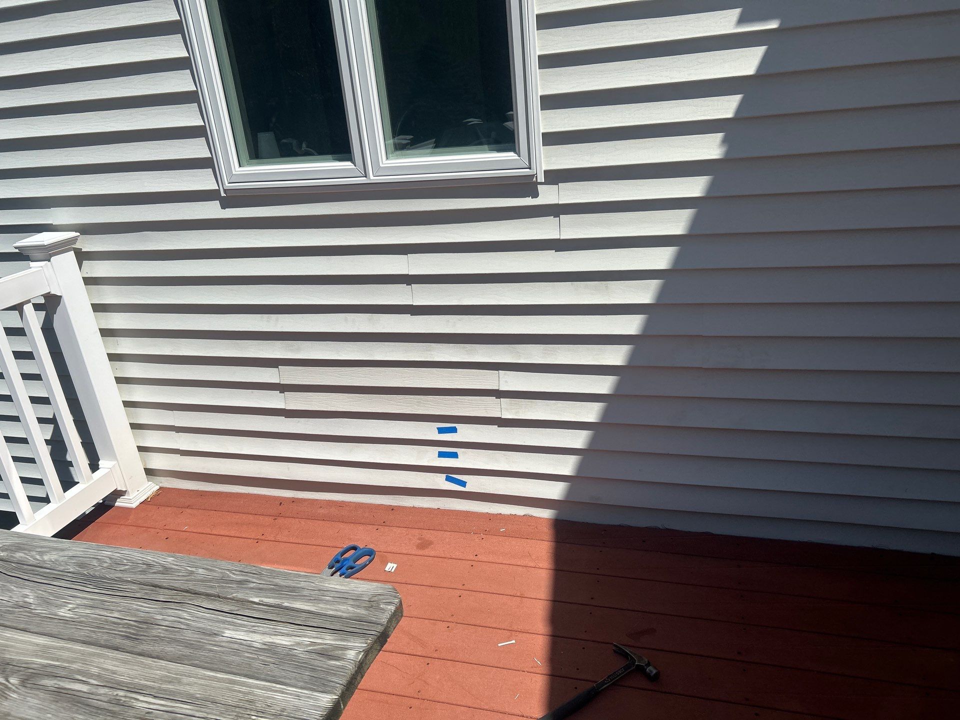 Vinyl Siding Repair with Spot Replacement by Mighty Dog Roofing of Greater Middlesex County