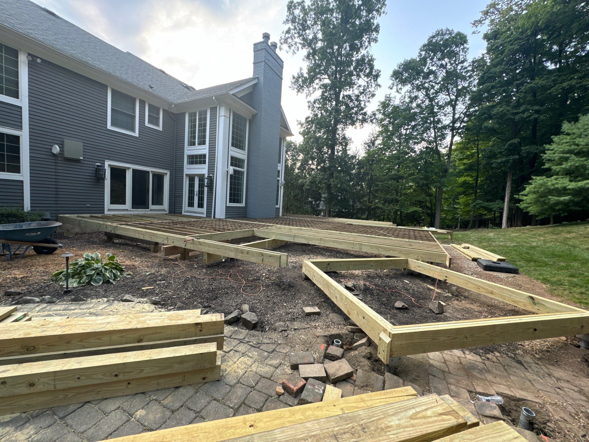 Deck Resurface with Gazebo and Bench by deck guardian