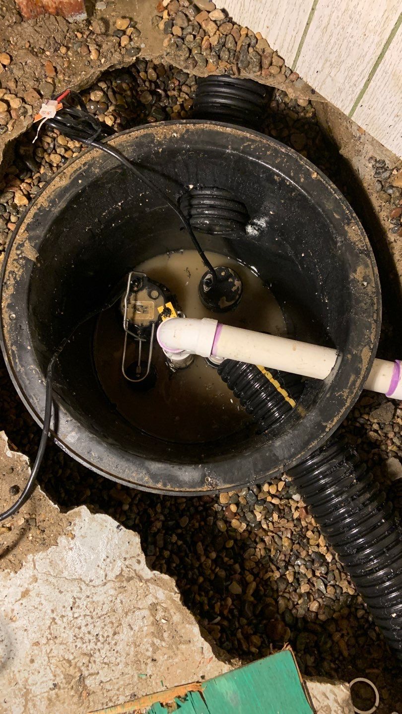 Custom Dual Sump System for Maggie by Waterproofing Northeast
