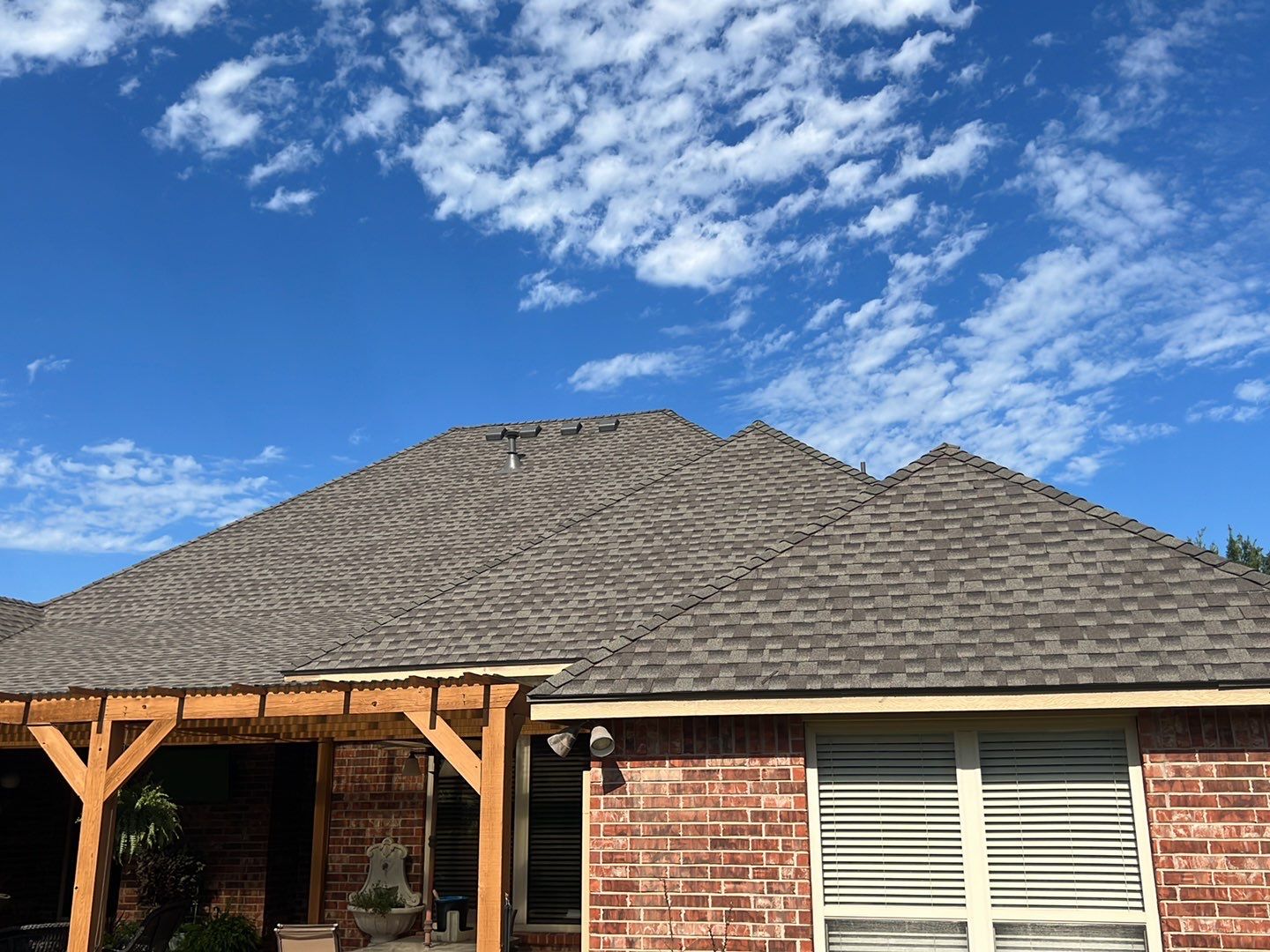 Reroof using GAF HDZ - Weathered Wood by Castillo Roofing