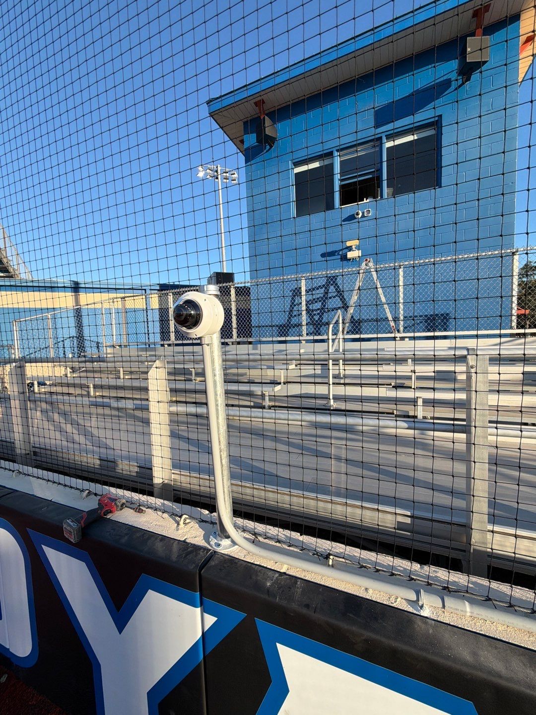First Academy Baseball Field – AWRE Player Analytics Camera System Installation – Orlando, FL by TeleCommPro