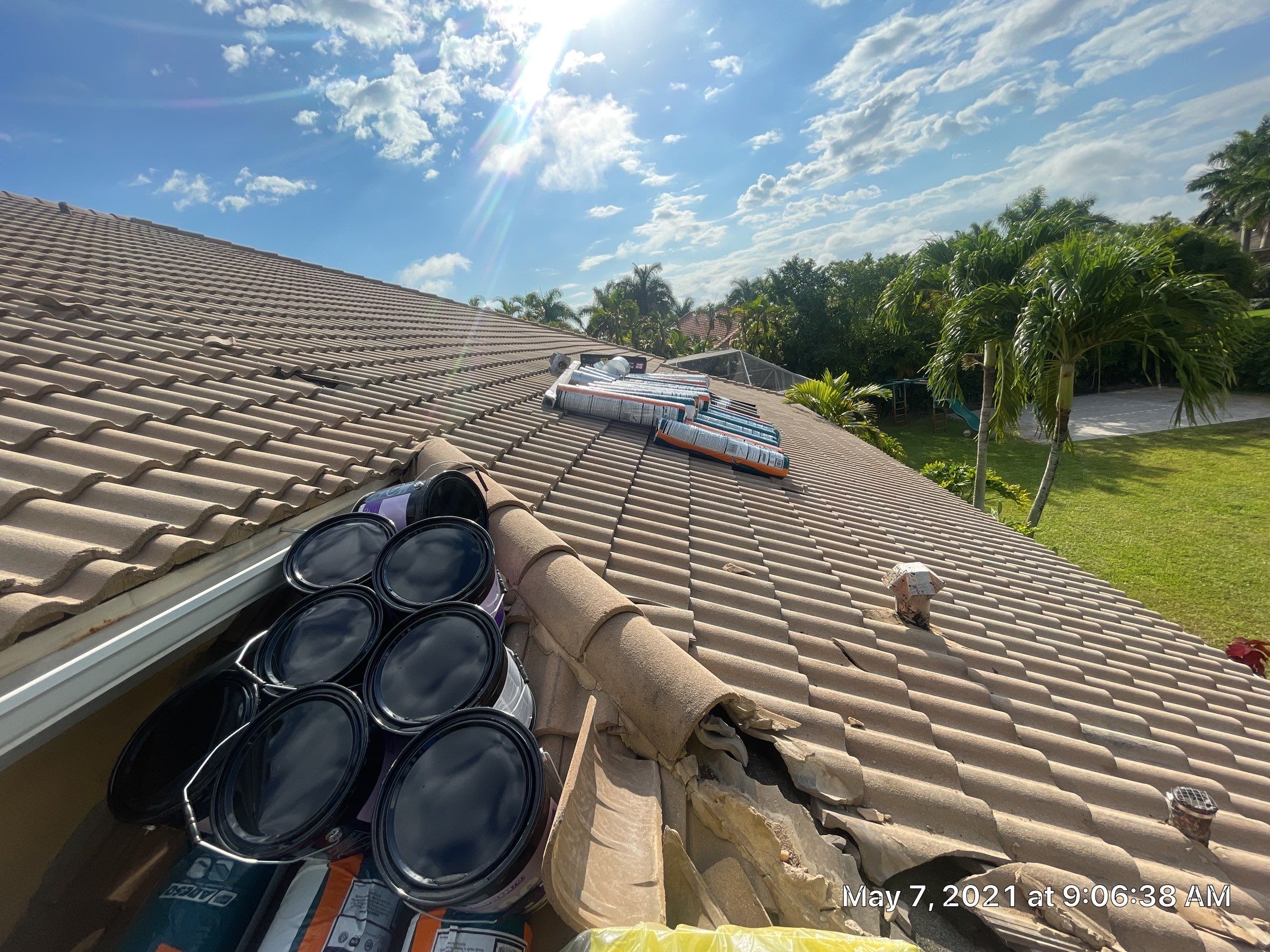 Residential Roofing Installation using Eagle Roofing Tile by BLUES BROTHERS ROOFING
